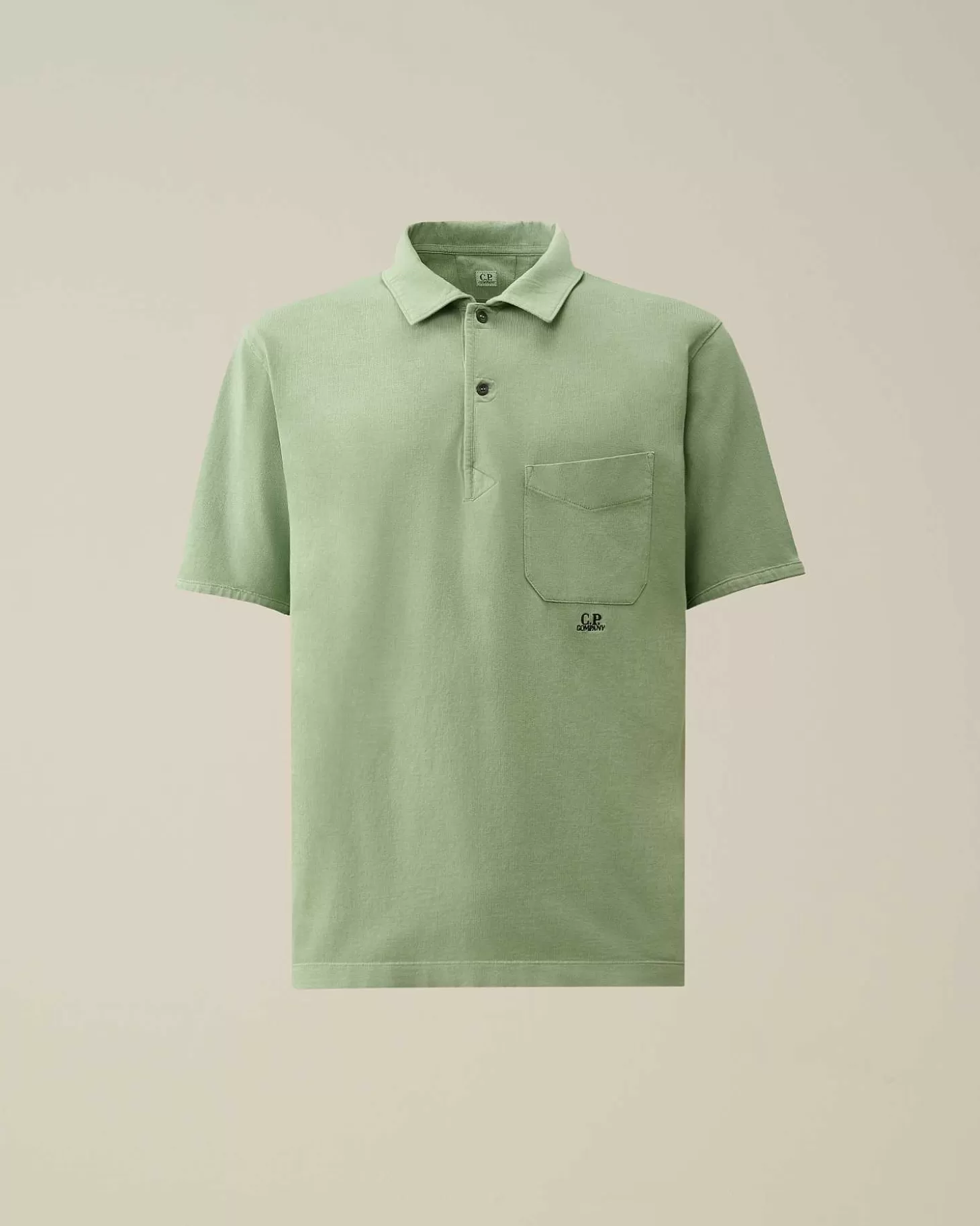1020_jersey_pocket_polo_shirt_1-1.webp Homme C.P. Company T-Shirts Et Polos^1020 Jersey Pocket Polo Shirt