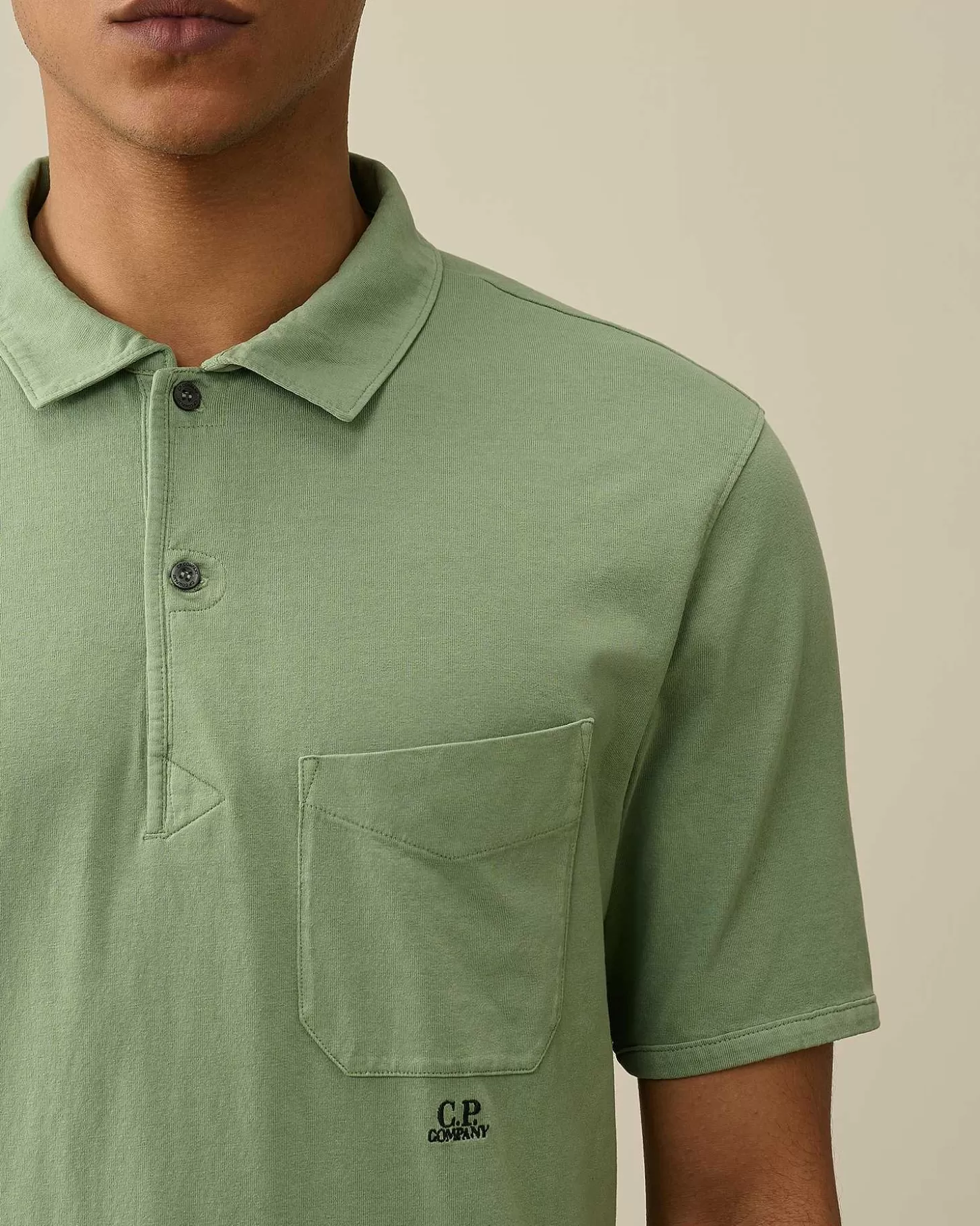 1020_jersey_pocket_polo_shirt_4-1.webp Homme C.P. Company T-Shirts Et Polos^1020 Jersey Pocket Polo Shirt