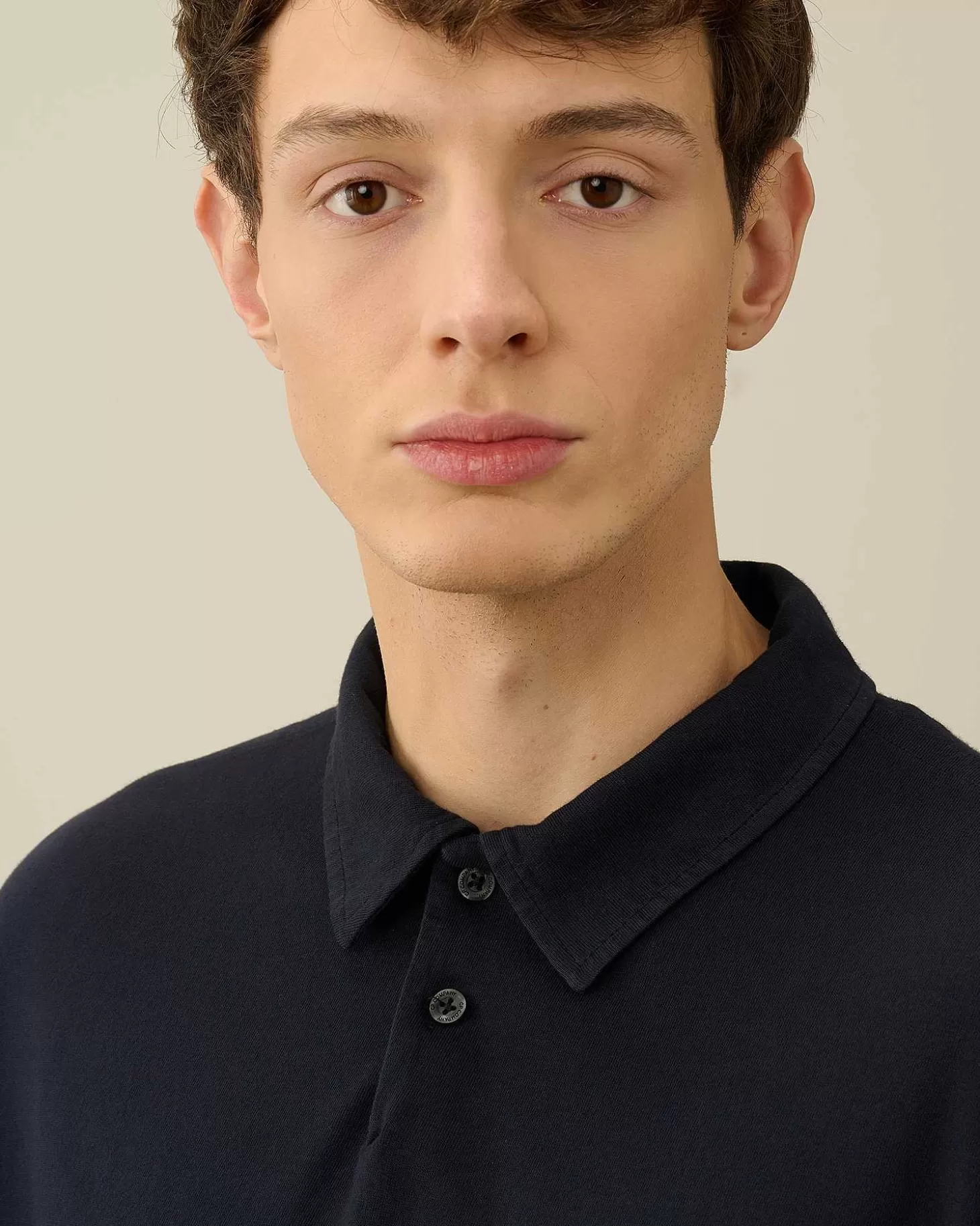 201_jersey_boxy_polo_shirt_5.webp Homme C.P. Company T-Shirts Et Polos^20/1 Jersey Boxy Polo Shirt