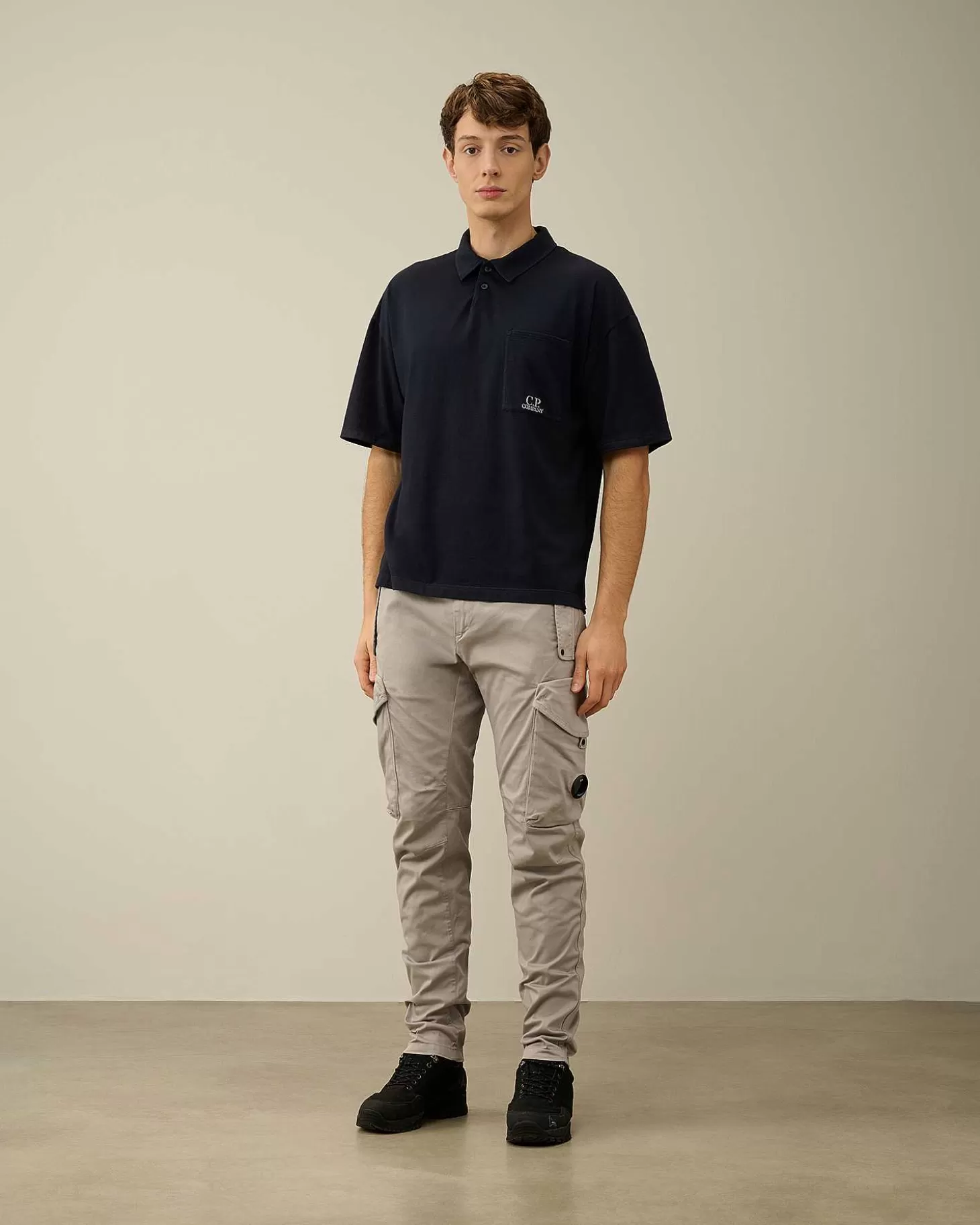 201_jersey_boxy_polo_shirt_6.webp Homme C.P. Company T-Shirts Et Polos^20/1 Jersey Boxy Polo Shirt