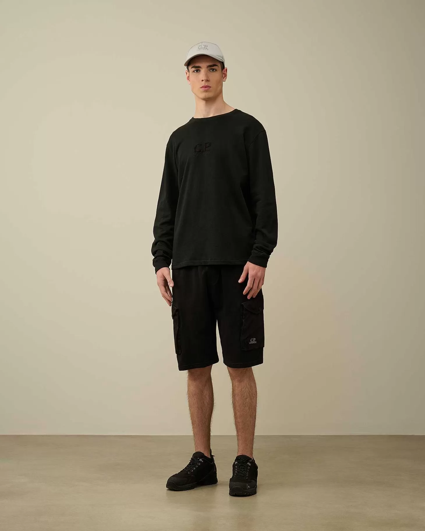 301_sponge_fleece_sweatshirt_6.webp Homme C.P. Company Sweat-Shirts^30/1 Sponge Fleece Sweatshirt