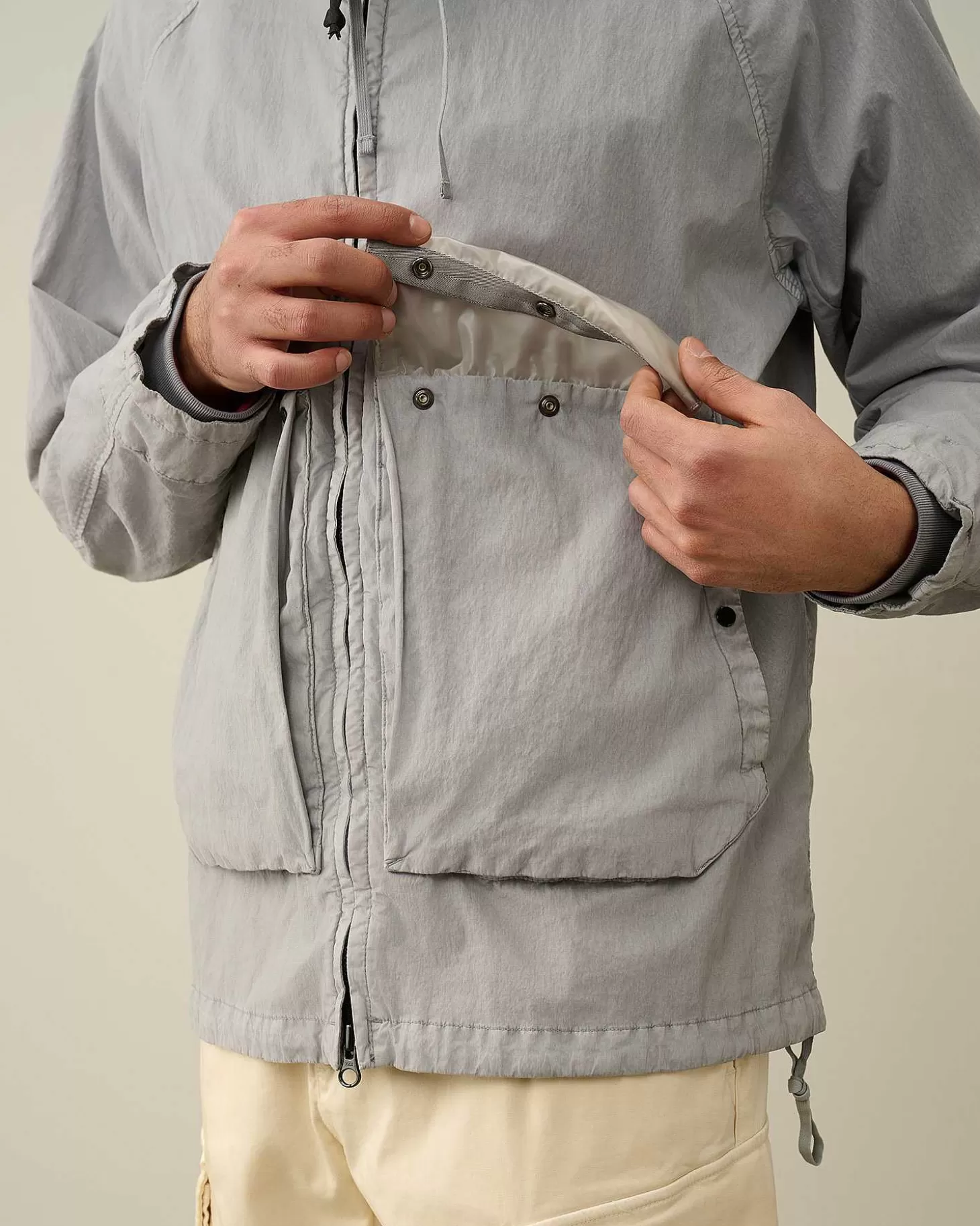 50_fili_gum_mixed_explorer_jacket_4.webp Homme C.P. Company Vestes Et Manteaux^50 Fili Gum Mixed Explorer Jacket