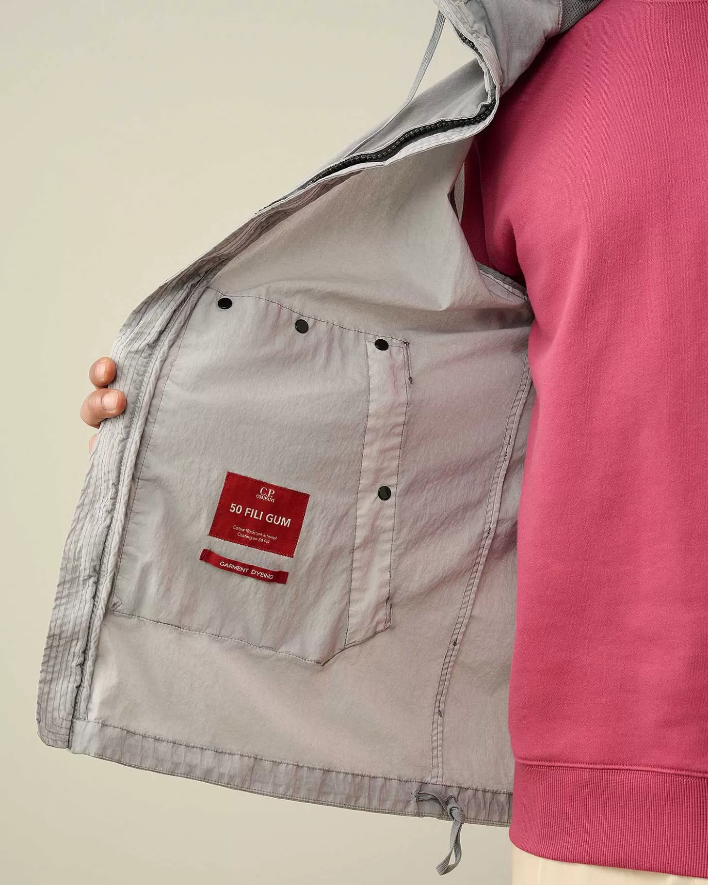 50_fili_gum_mixed_explorer_jacket_6.webp Homme C.P. Company Vestes Et Manteaux^50 Fili Gum Mixed Explorer Jacket