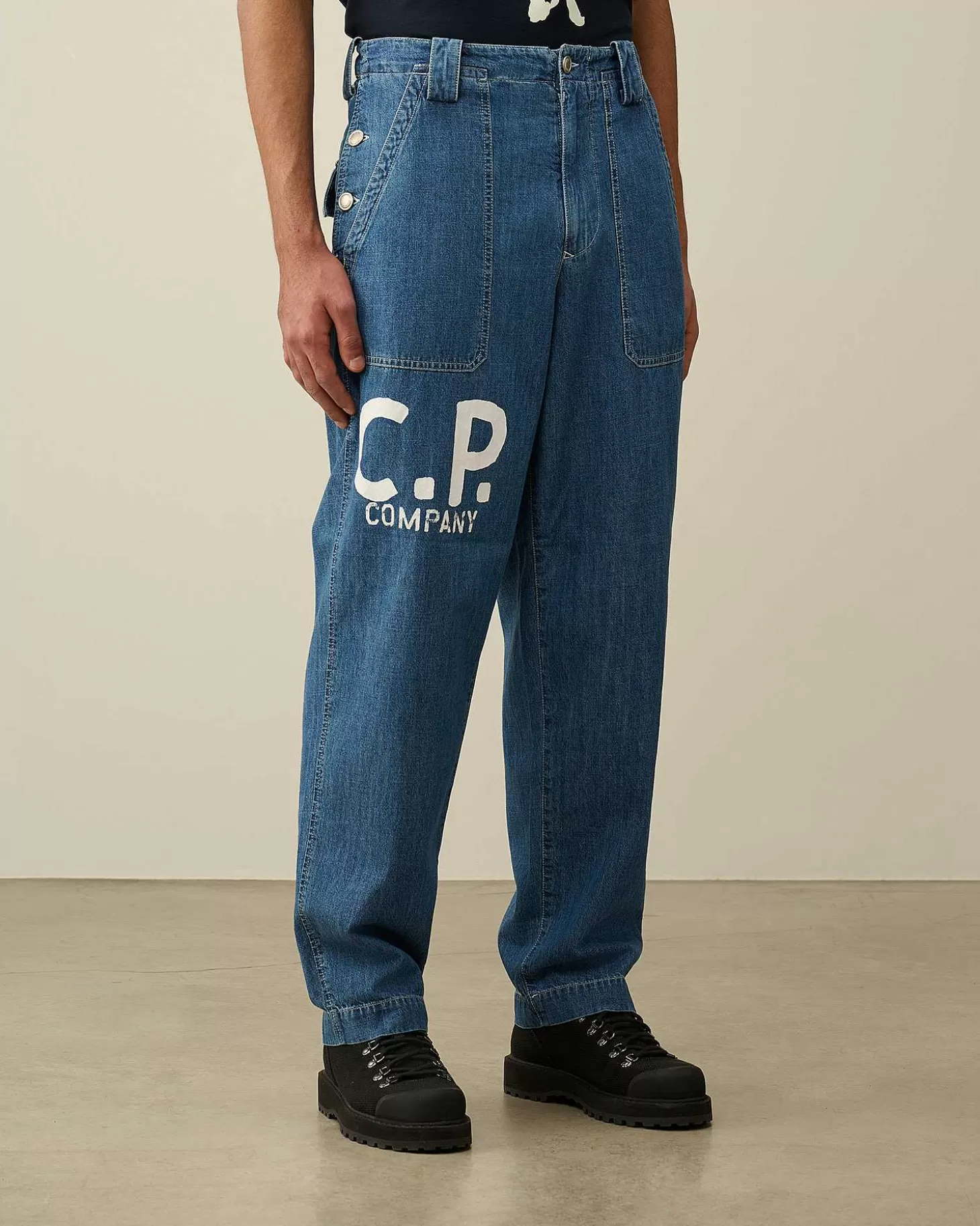 blu_loose_pants_2.webp Homme C.P. Company Pantalons^Blu Loose Pants
