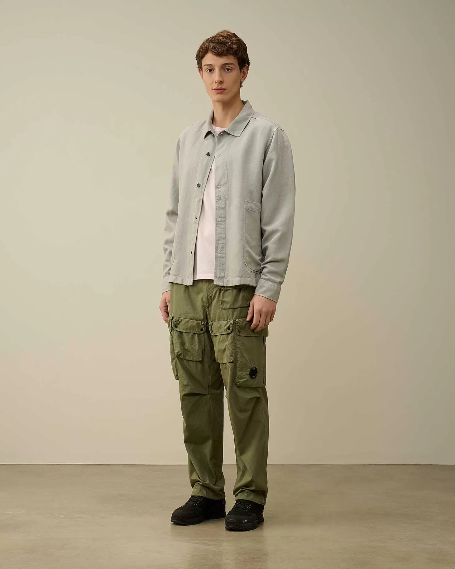 broken_linencotton_pocket_shirt_6-1.webp Homme C.P. Company Chemises^Broken Linen/Cotton Pocket Shirt