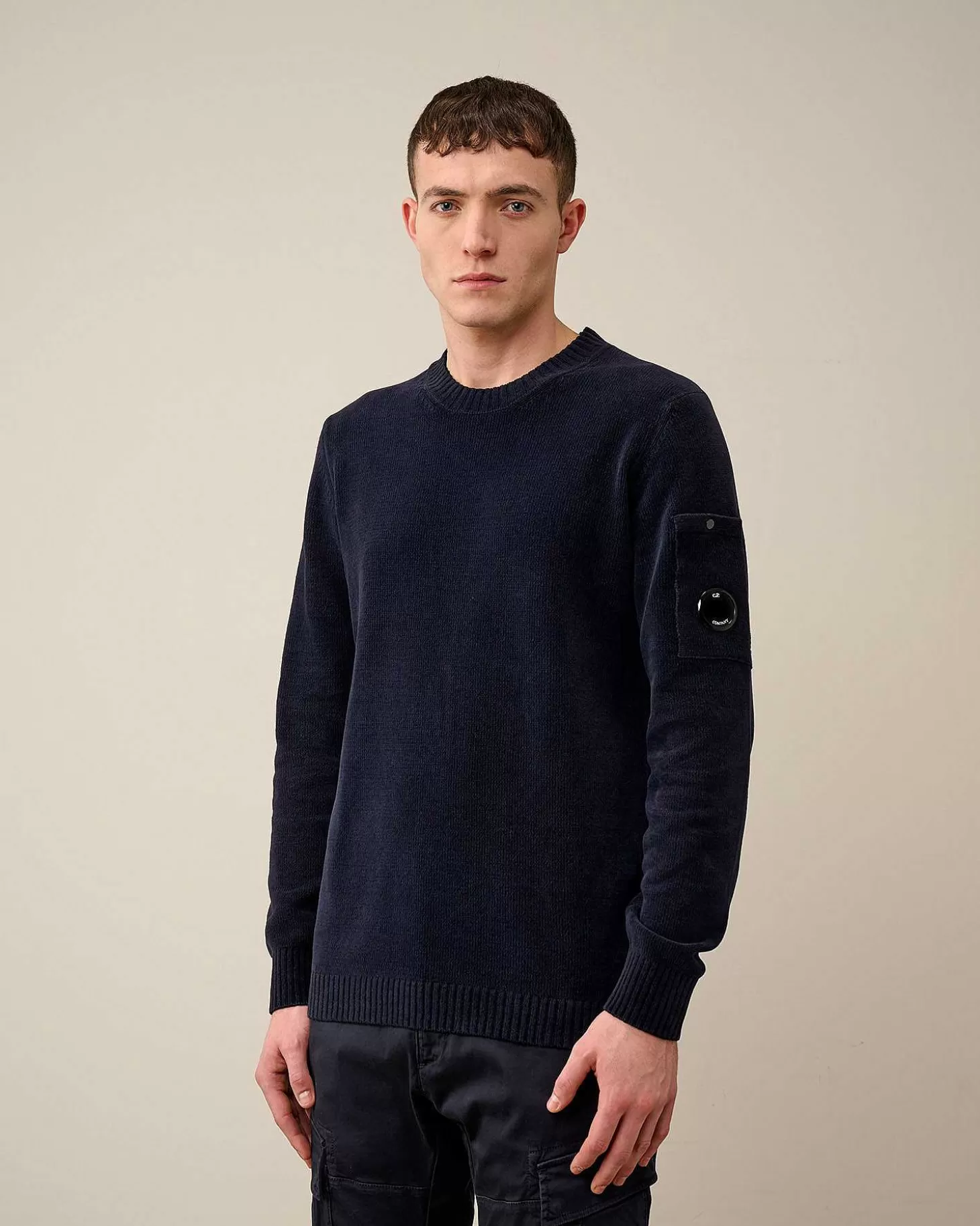 chenille_cotton_knit_2.webp Homme C.P. Company Pulls^Chenille Cotton Knit