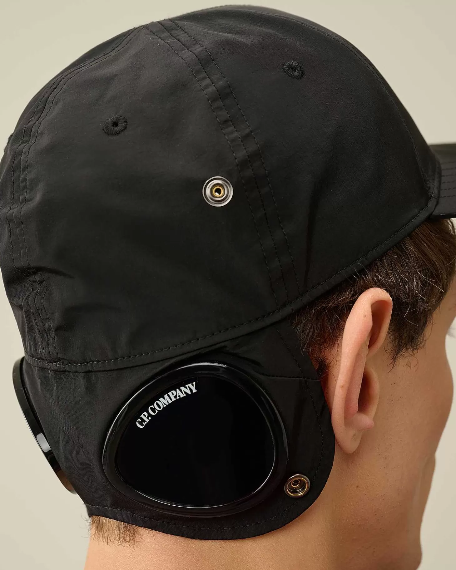 chromer_goggle_cap_5.webp Homme C.P. Company Chapeaux^Chrome-R Goggle Cap