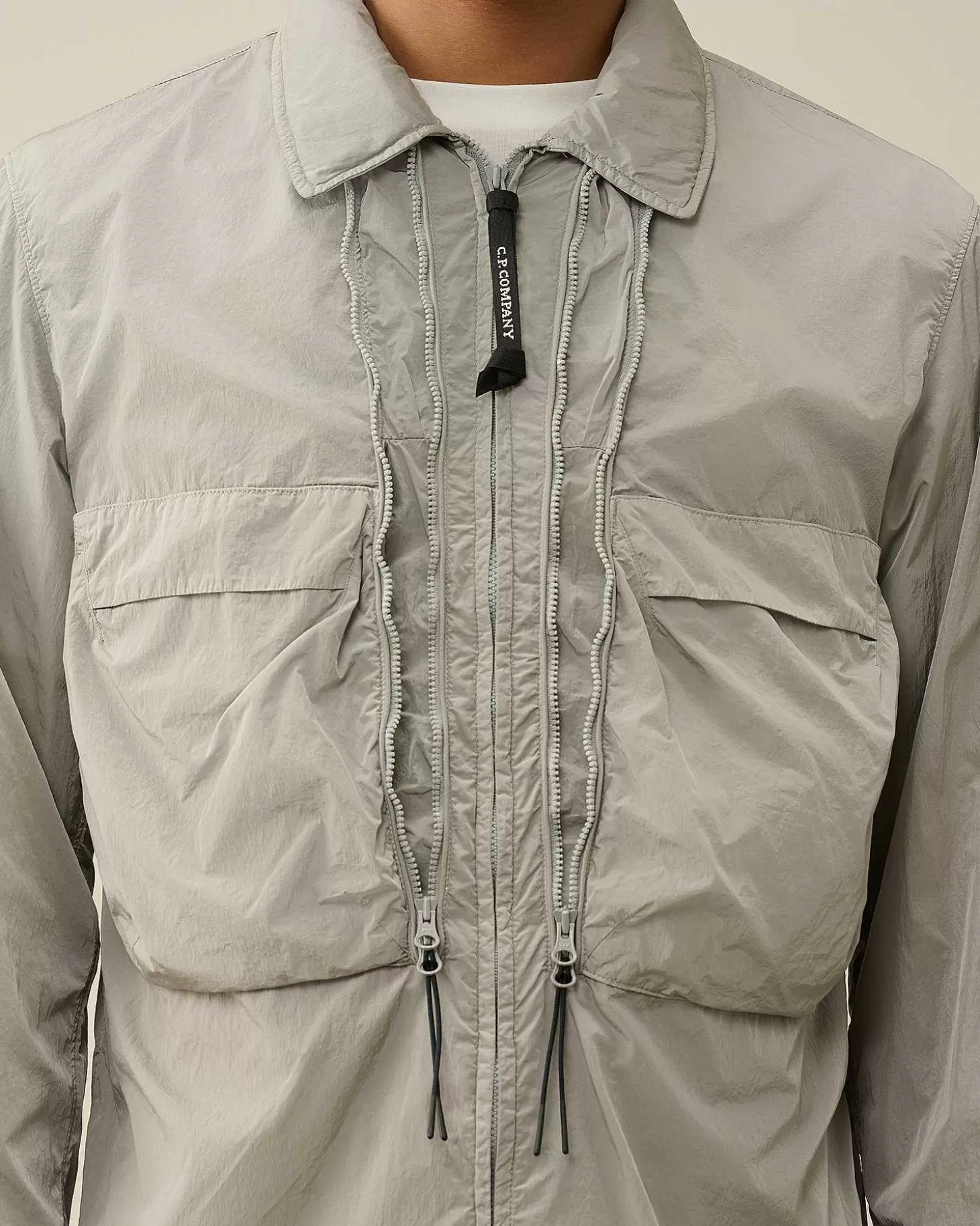 chromer_hooded_overshirt_5-3.webp Homme C.P. Company Surchemises^Chrome-R Hooded Overshirt