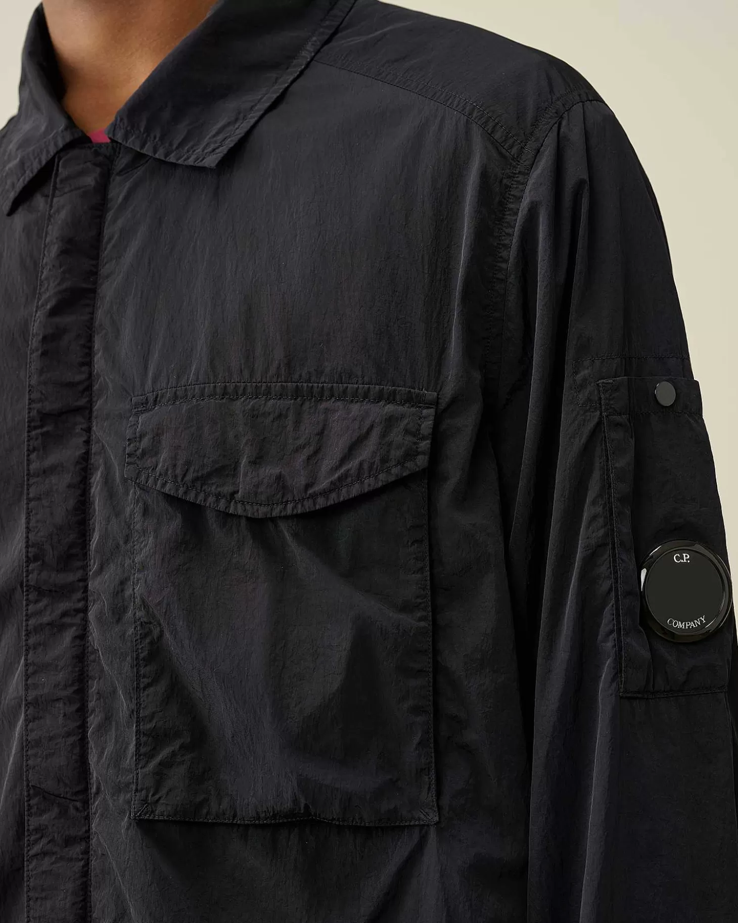 chromer_pocket_overshirt_4-9.webp Homme C.P. Company Surchemises^Chrome-R Pocket Overshirt
