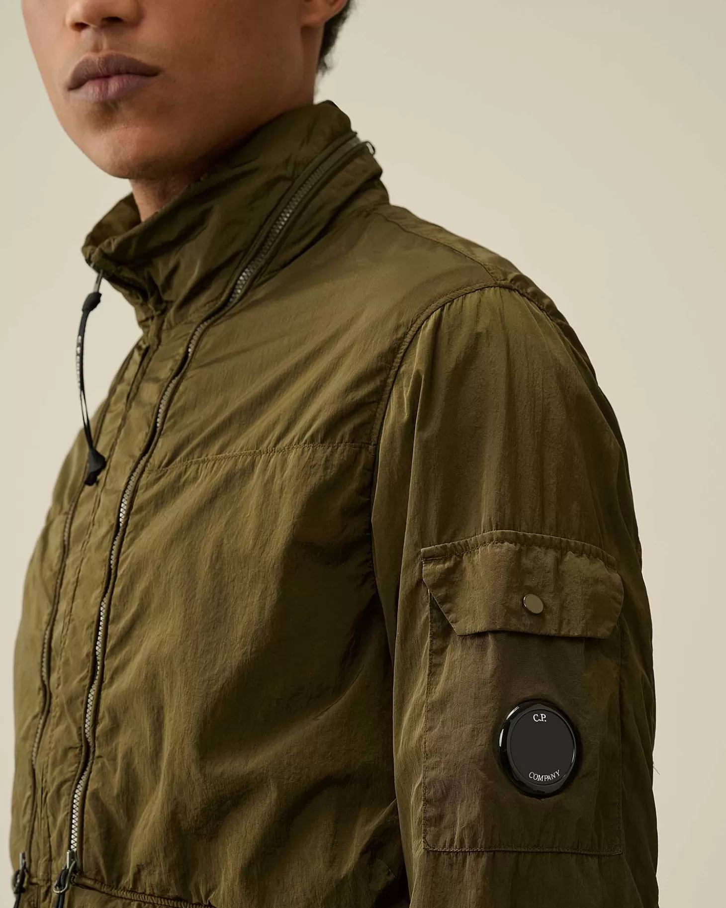 chromer_zipped_jacket_5-2.webp Homme C.P. Company Vestes Et Manteaux^Chrome-R Zipped Jacket