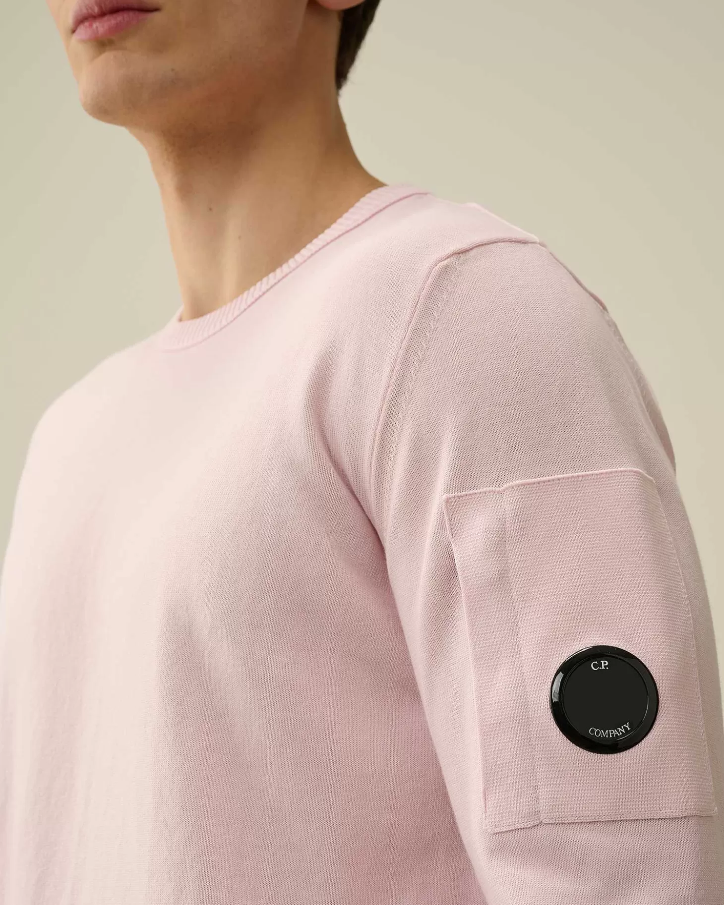 cotton_crepe_jumper_4-1.webp Homme C.P. Company Pulls^Cotton Crepe Jumper