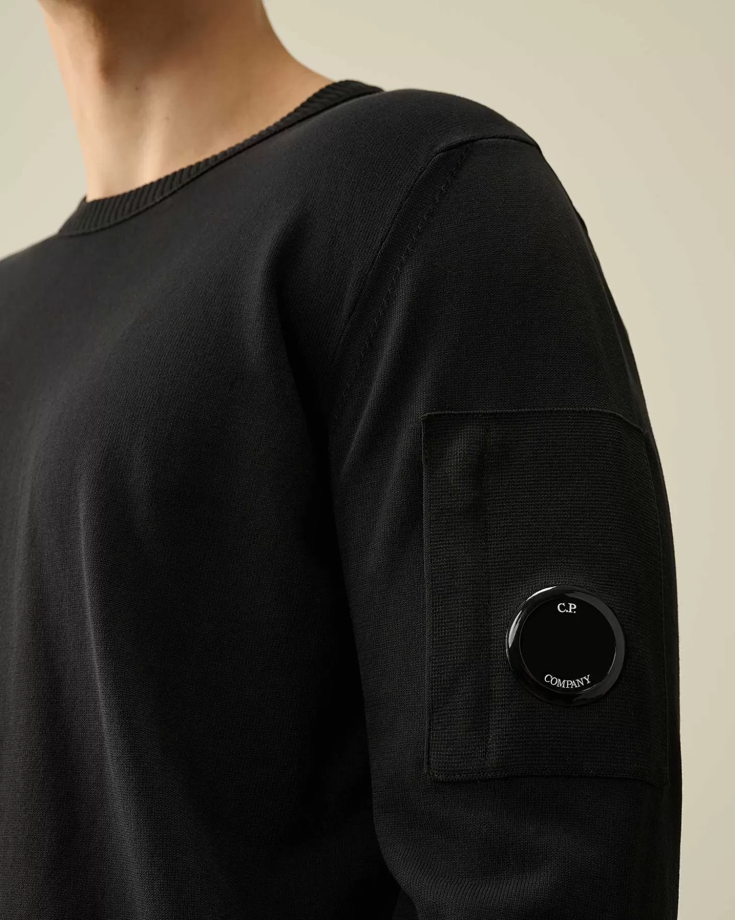 cotton_crepe_jumper_4-5.webp Homme C.P. Company Pulls^Cotton Crepe Jumper