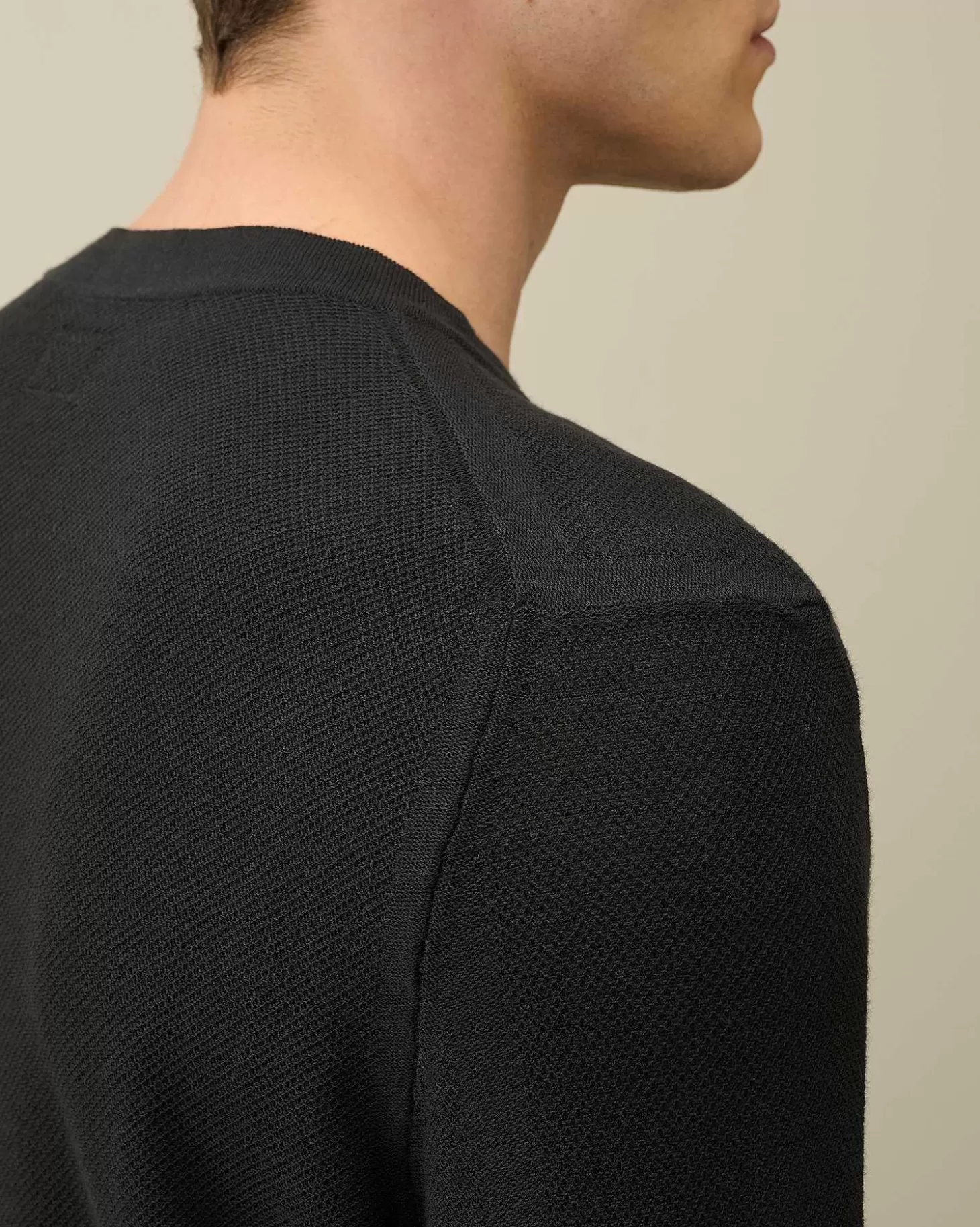 cotton_crepe_knit_4.webp Homme C.P. Company Pulls^Cotton Crepe Knit
