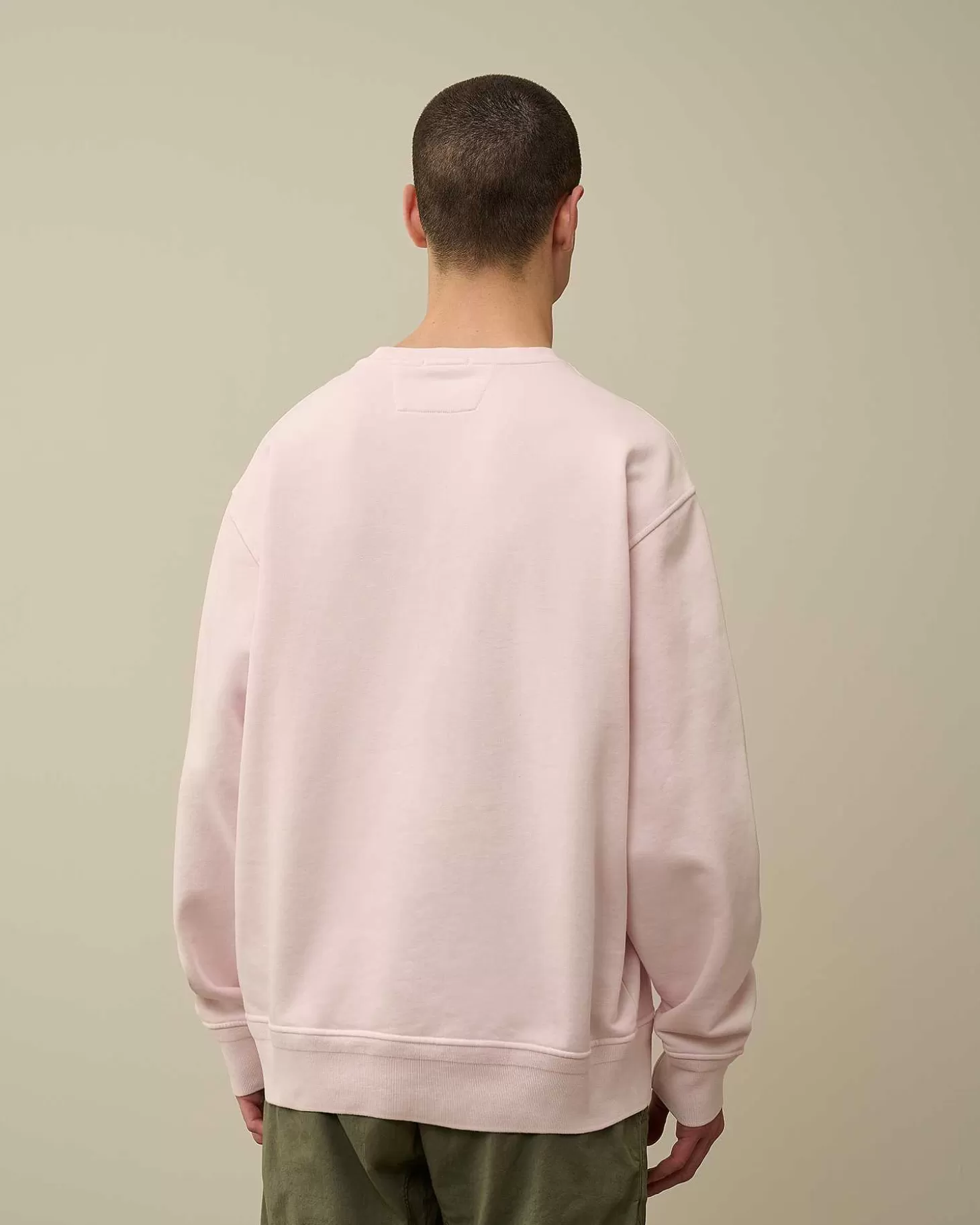 cotton_diagonal_fleece_logo_sweatshirt_3.webp Homme C.P. Company Sweat-Shirts^Cotton Diagonal Fleece Logo Sweatshirt