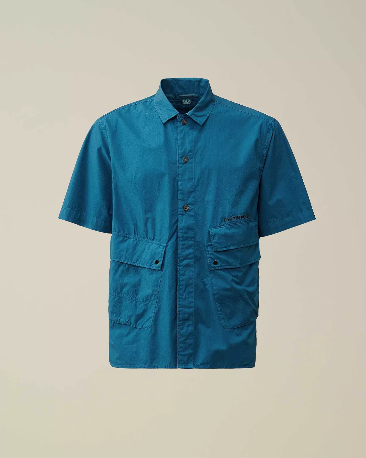 cotton_popeline_pocket_shirt_1-3.webp Homme C.P. Company Chemises^Cotton Popeline Pocket Shirt