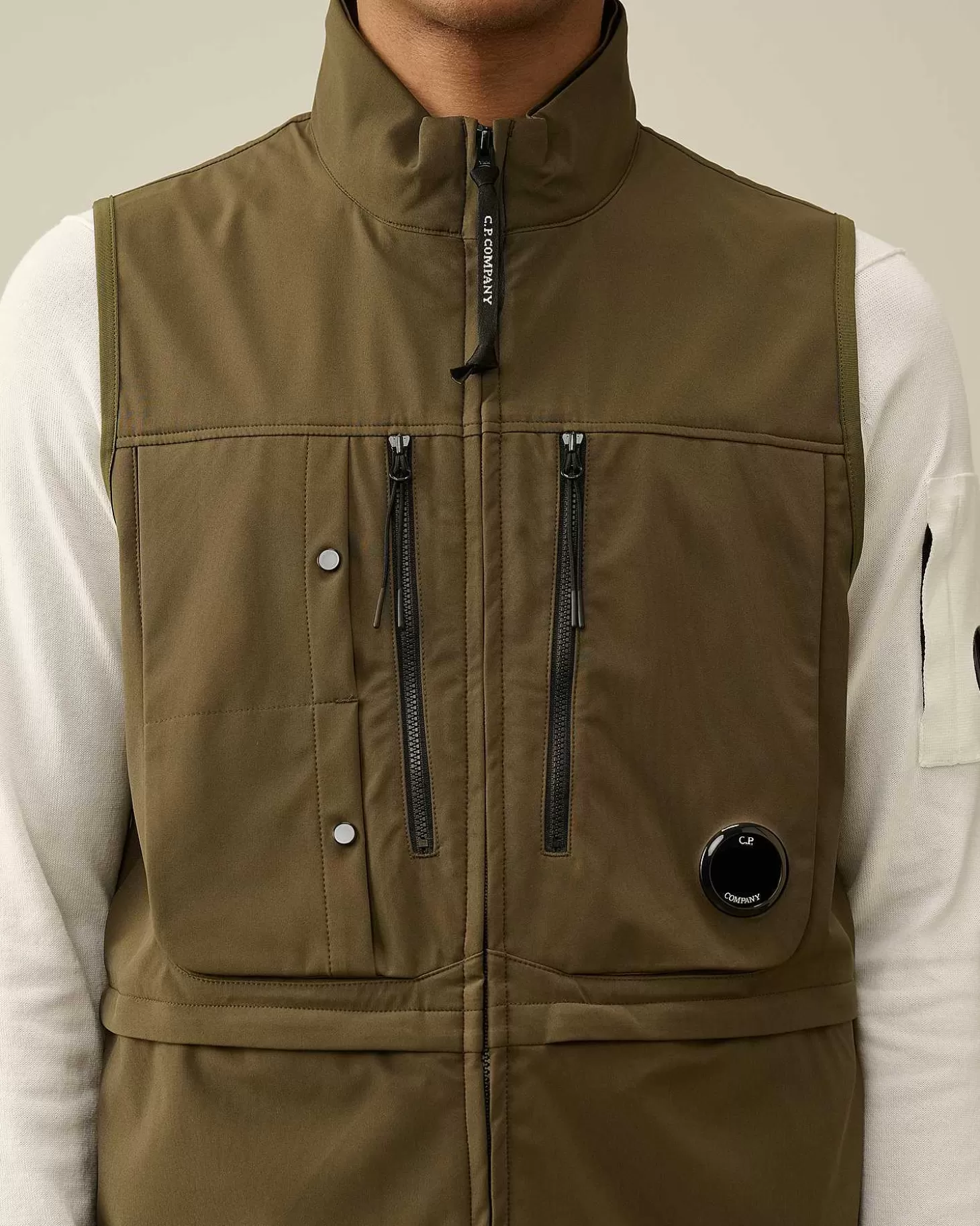 cp_shellr_utility_vest_4-1.webp Homme C.P. Company Vestes Et Manteaux^C.P. Shell-R Utility Vest