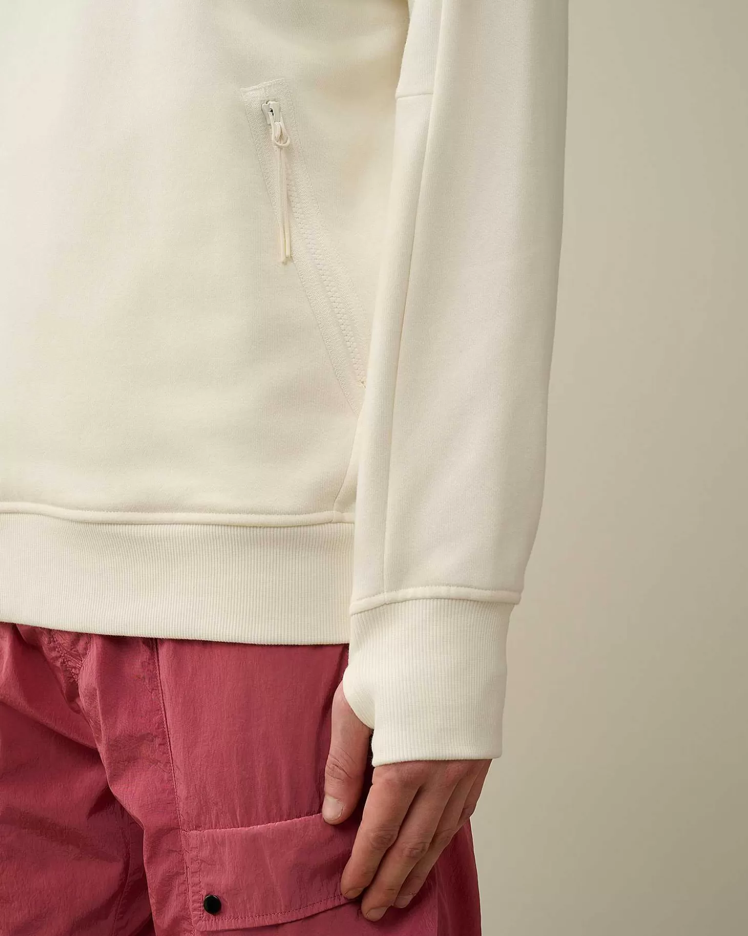 diagonal_raised_fleece_goggle_hoodie_5-3.webp Homme C.P. Company Sweat-Shirts^Diagonal Raised Fleece Goggle Hoodie