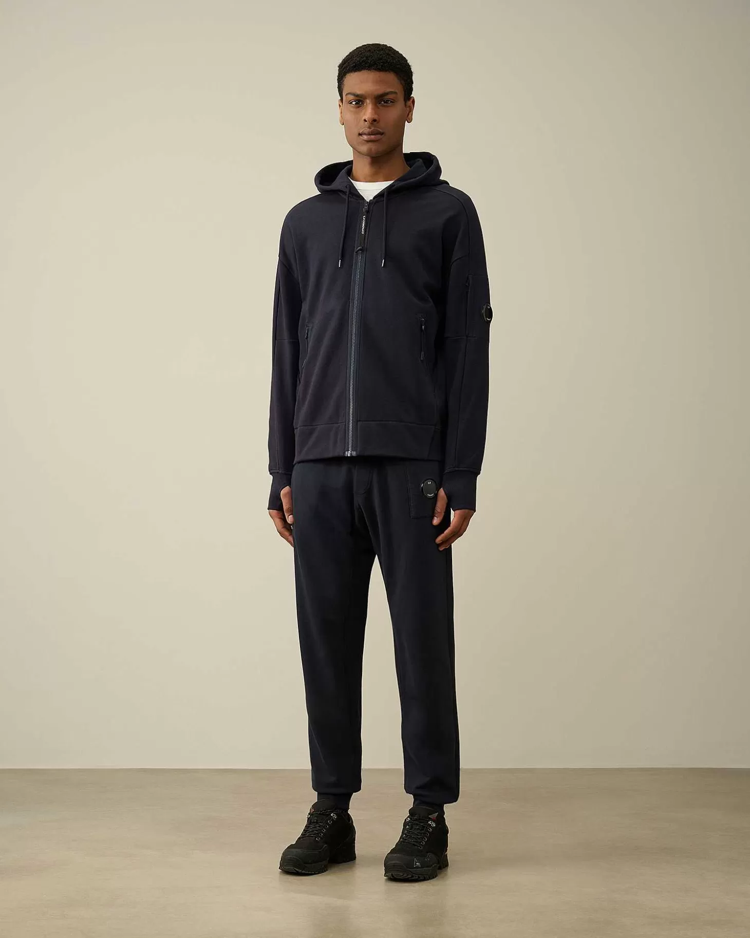 diagonal_raised_fleece_zipped_hoodie_6-2.webp Homme C.P. Company Sweat-Shirts^Diagonal Raised Fleece Zipped Hoodie