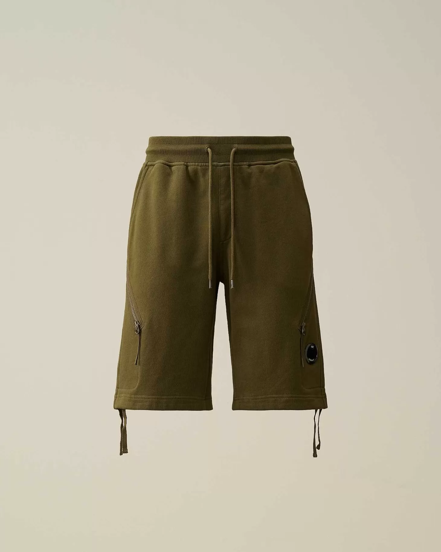 diagonal_raised_fleece_zipped_pocket_shorts_1-3.webp Homme C.P. Company Survêtements Et Shorts^Diagonal Raised Fleece Zipped Pocket Shorts