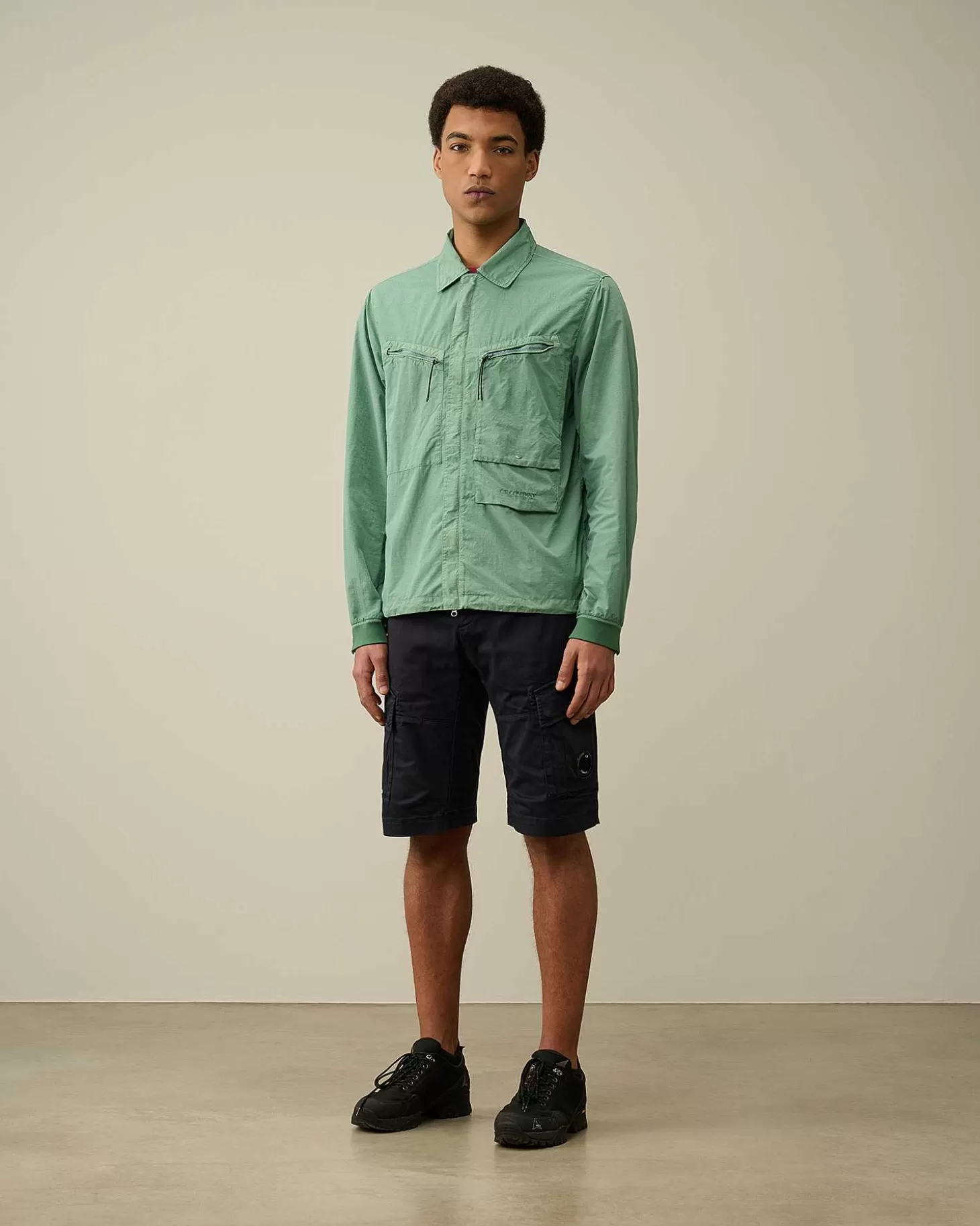 flatt_nylon_overshirt_7-1.webp Homme C.P. Company Surchemises^Flatt Nylon Overshirt