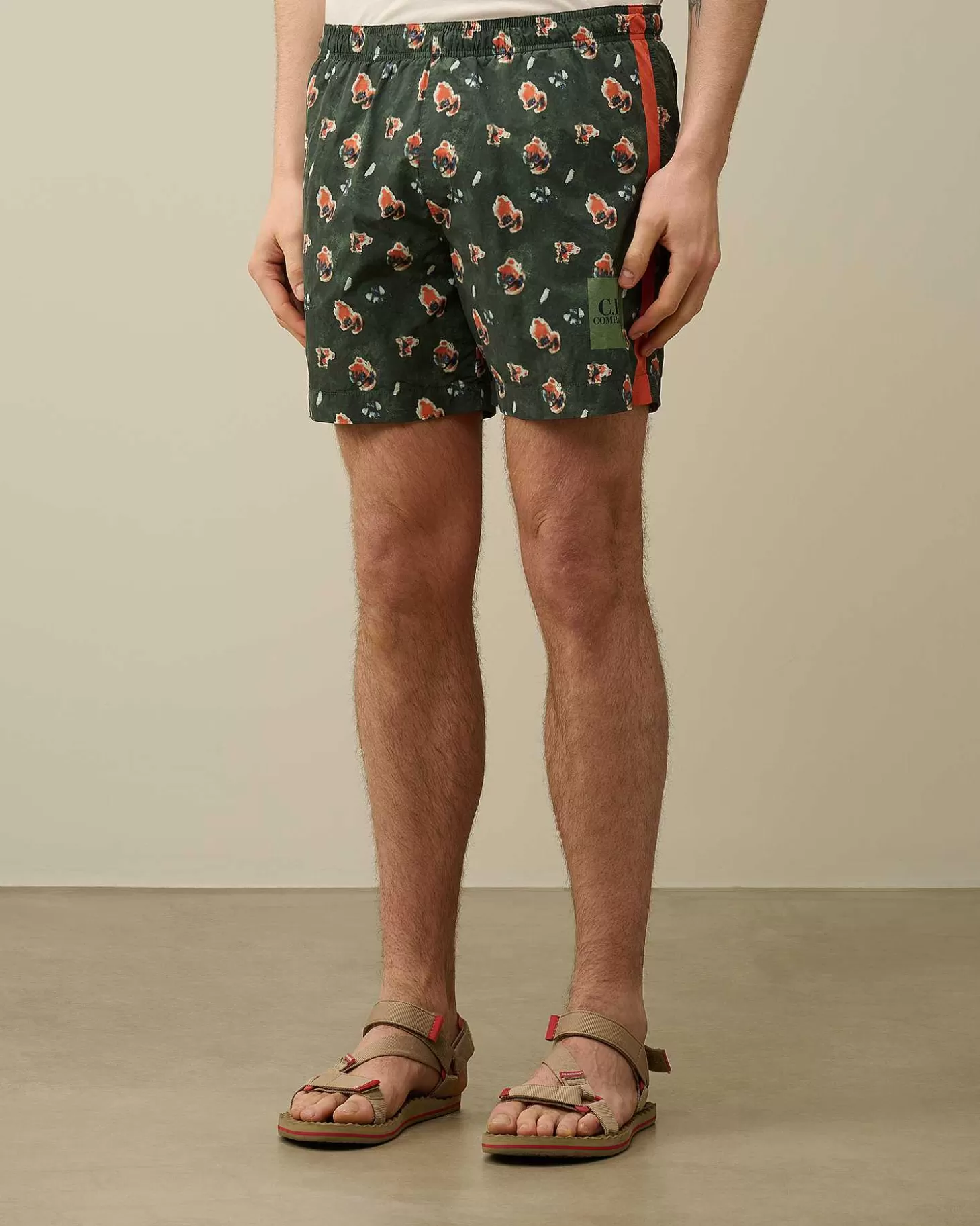 flatt_nylon_sponged_swim_shorts_2.webp Homme C.P. Company Vêtements De Plage^Flatt Nylon Sponged Swim Shorts