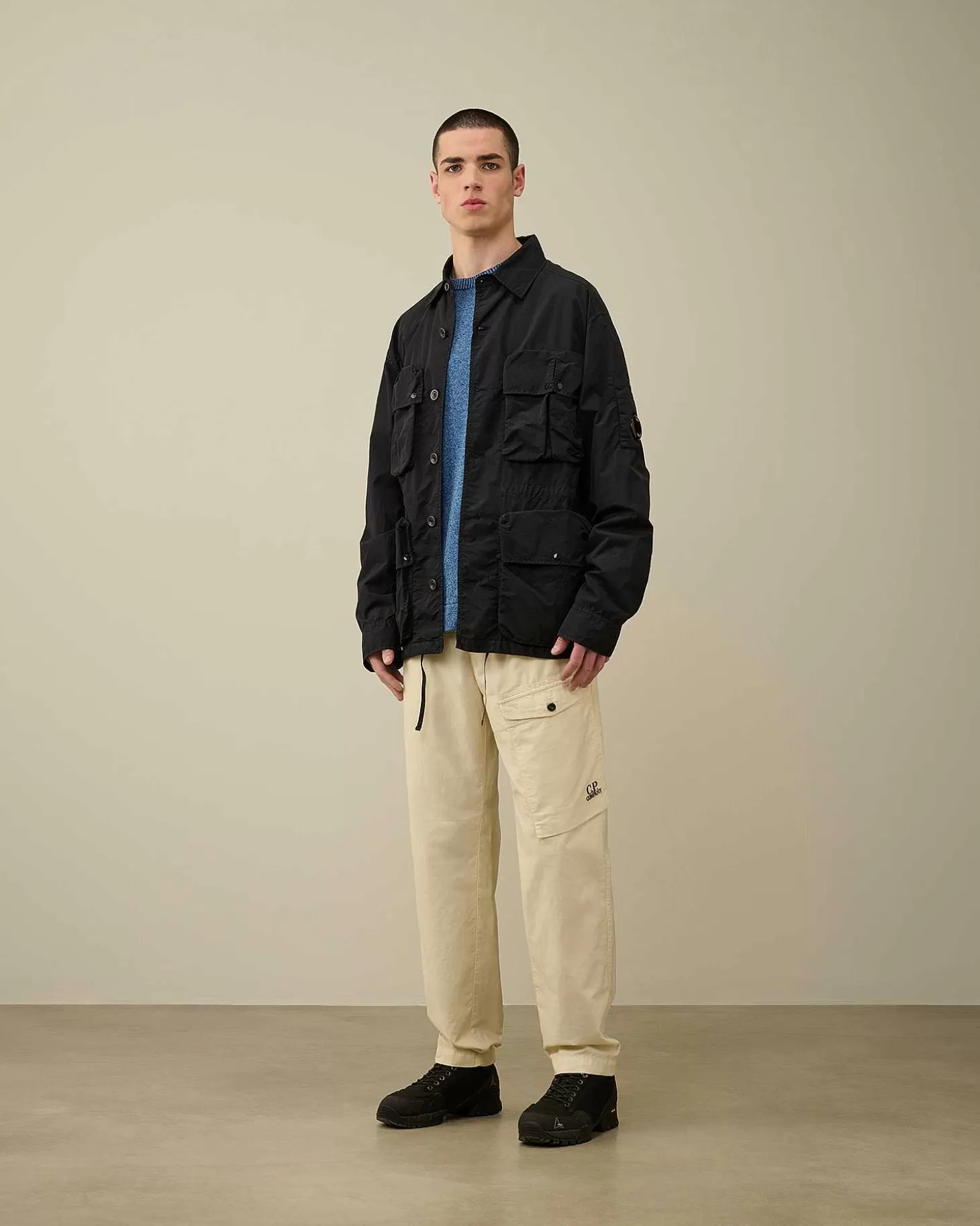 flatt_nylon_utility_overshirt_6-1.webp Homme C.P. Company Surchemises^Flatt Nylon Utility Overshirt