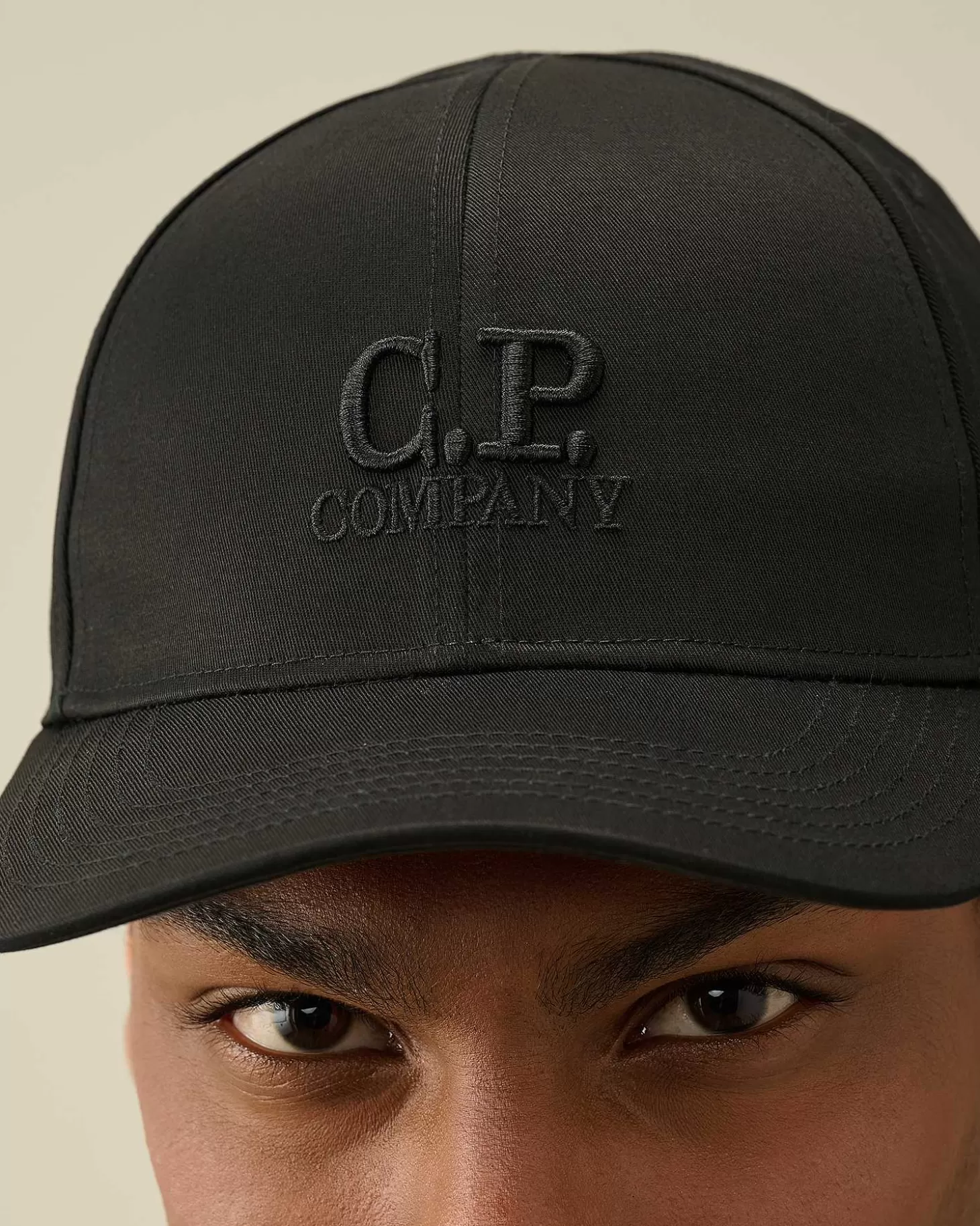 gabardine_logo_cap_4-1.webp Homme C.P. Company Chapeaux^Gabardine Logo Cap