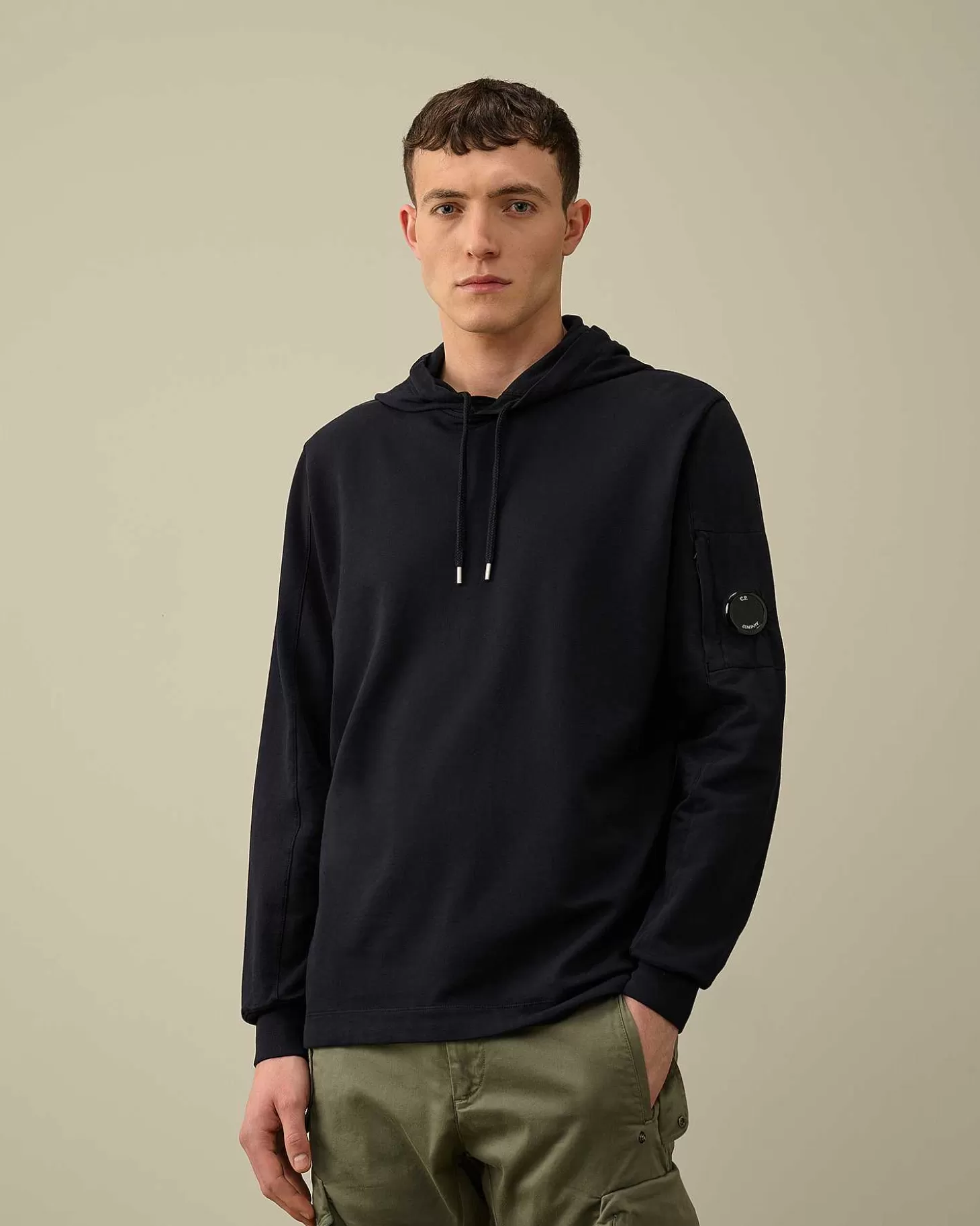 light_fleece_hoodie_2-6.webp Homme C.P. Company Sweat-Shirts^Light Fleece Hoodie