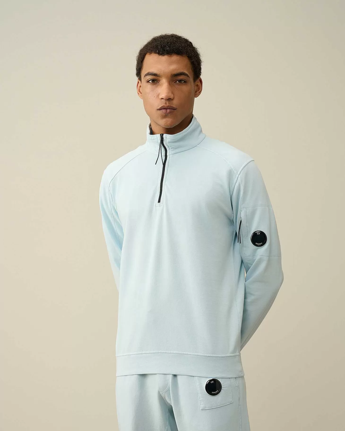 light_fleece_zipped_sweatshirt_2-6.webp Homme C.P. Company Sweat-Shirts^Light Fleece Zipped Sweatshirt