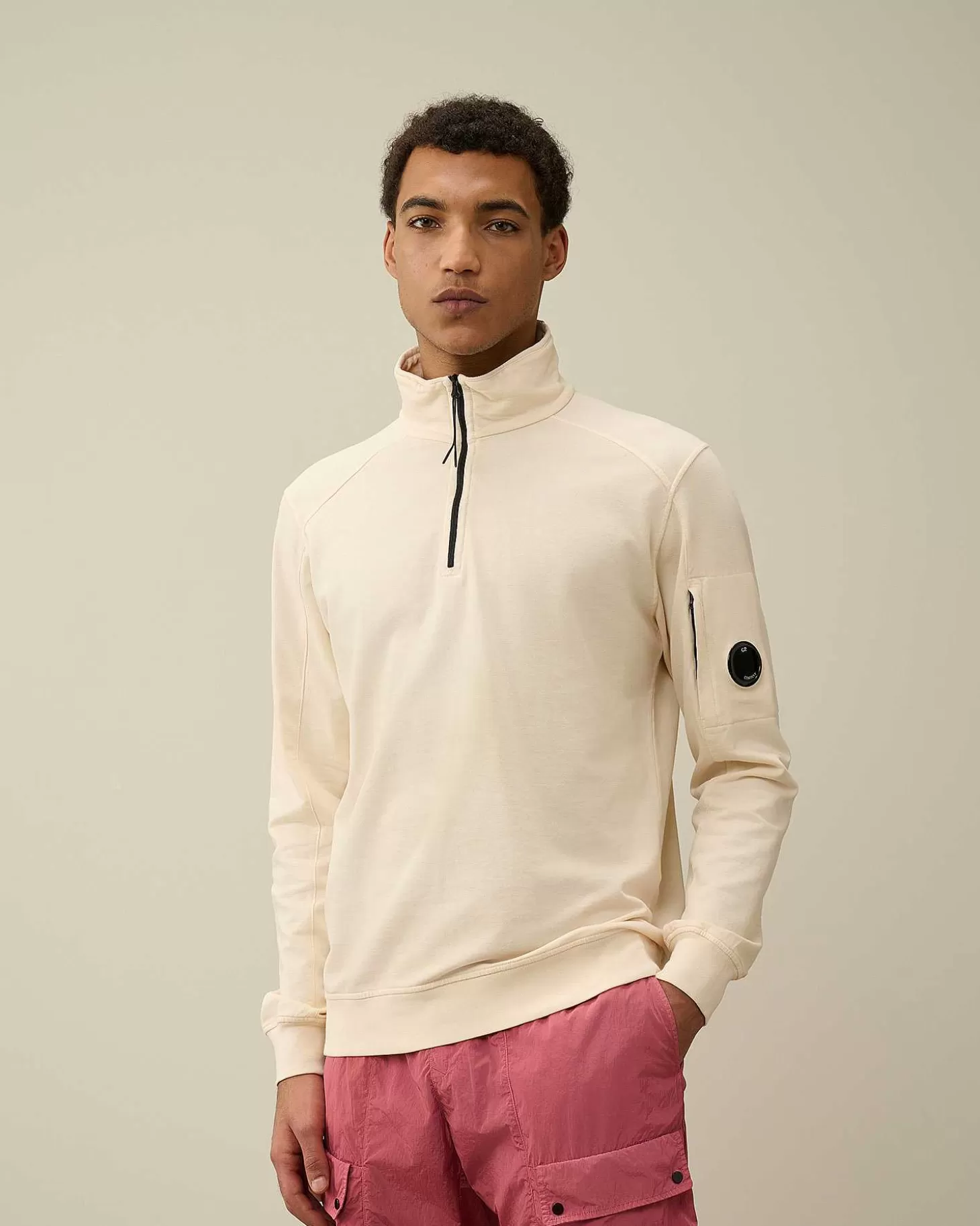 light_fleece_zipped_sweatshirt_2-7.webp Homme C.P. Company Sweat-Shirts^Light Fleece Zipped Sweatshirt