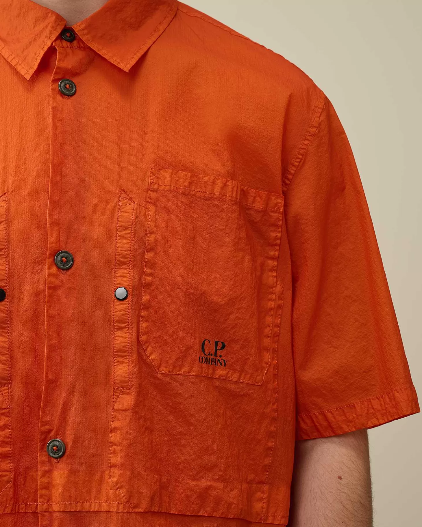 light_microweave_shirt_4.webp Homme C.P. Company Chemises^Light Microweave Shirt