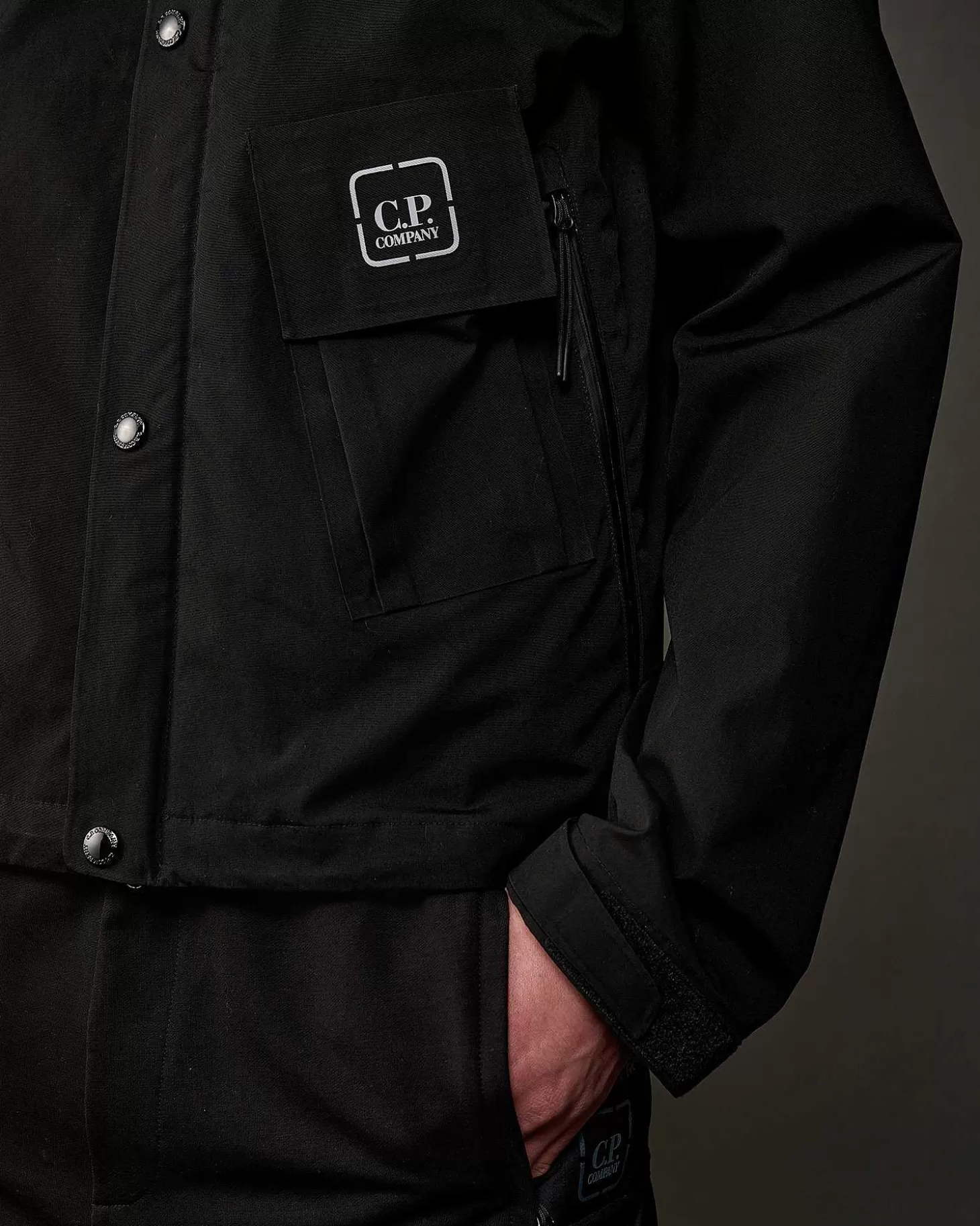 metropolis_series_hyst_stand_collar_jacket_6.webp Homme C.P. Company Metropolis Series^Metropolis Series Hyst Stand Collar Jacket