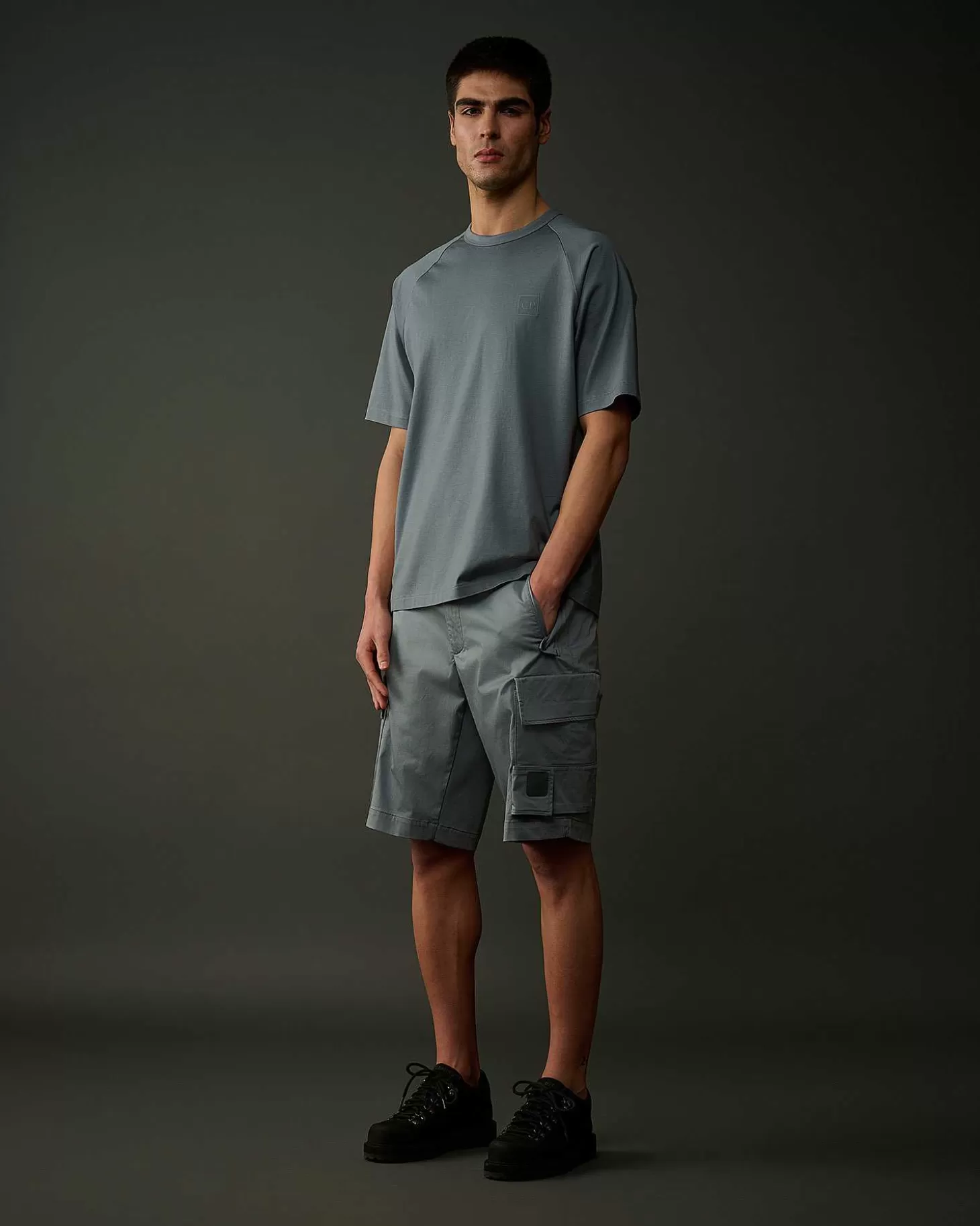 metropolis_series_mercerized_jersey_logo_tshirt_6.webp Homme C.P. Company Metropolis Series^Metropolis Series Mercerized Jersey Logo T-Shirt