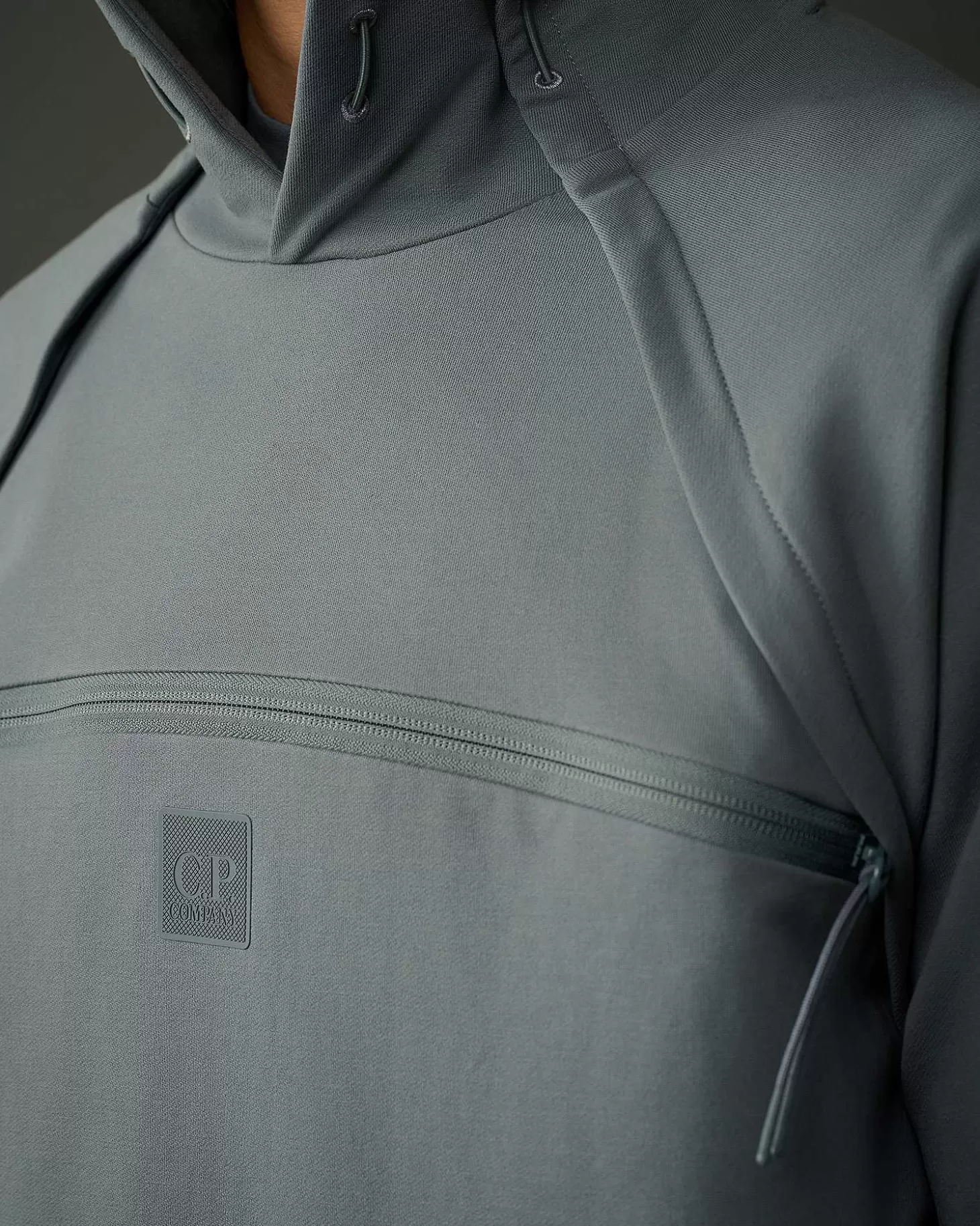 metropolis_series_stretch_fleece_hoodie_5-1.webp Homme C.P. Company Metropolis Series^Metropolis Series Stretch Fleece Hoodie