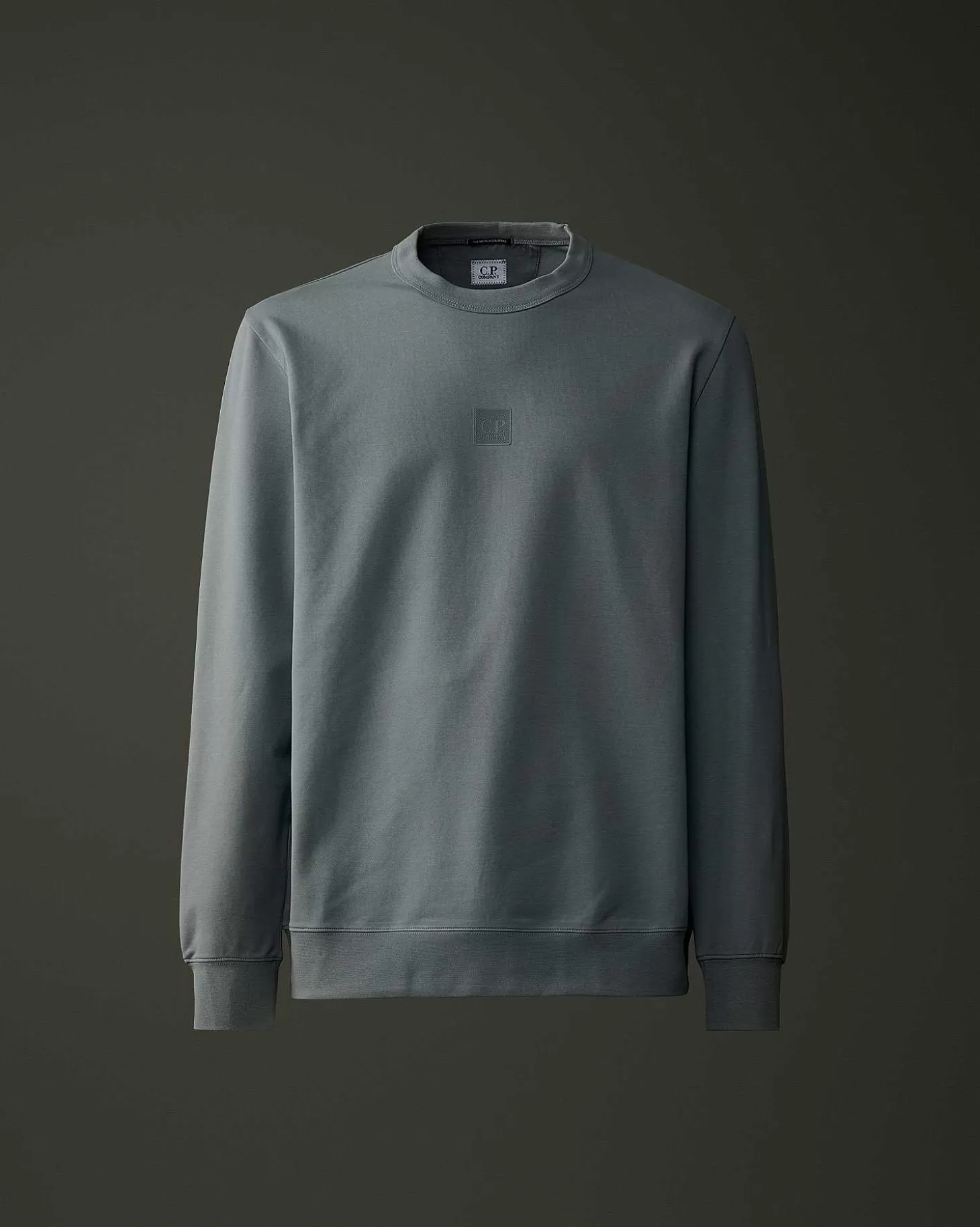 metropolis_series_stretch_fleece_logo_sweatshirt_1.webp Homme C.P. Company Metropolis Series^Metropolis Series Stretch Fleece Logo Sweatshirt