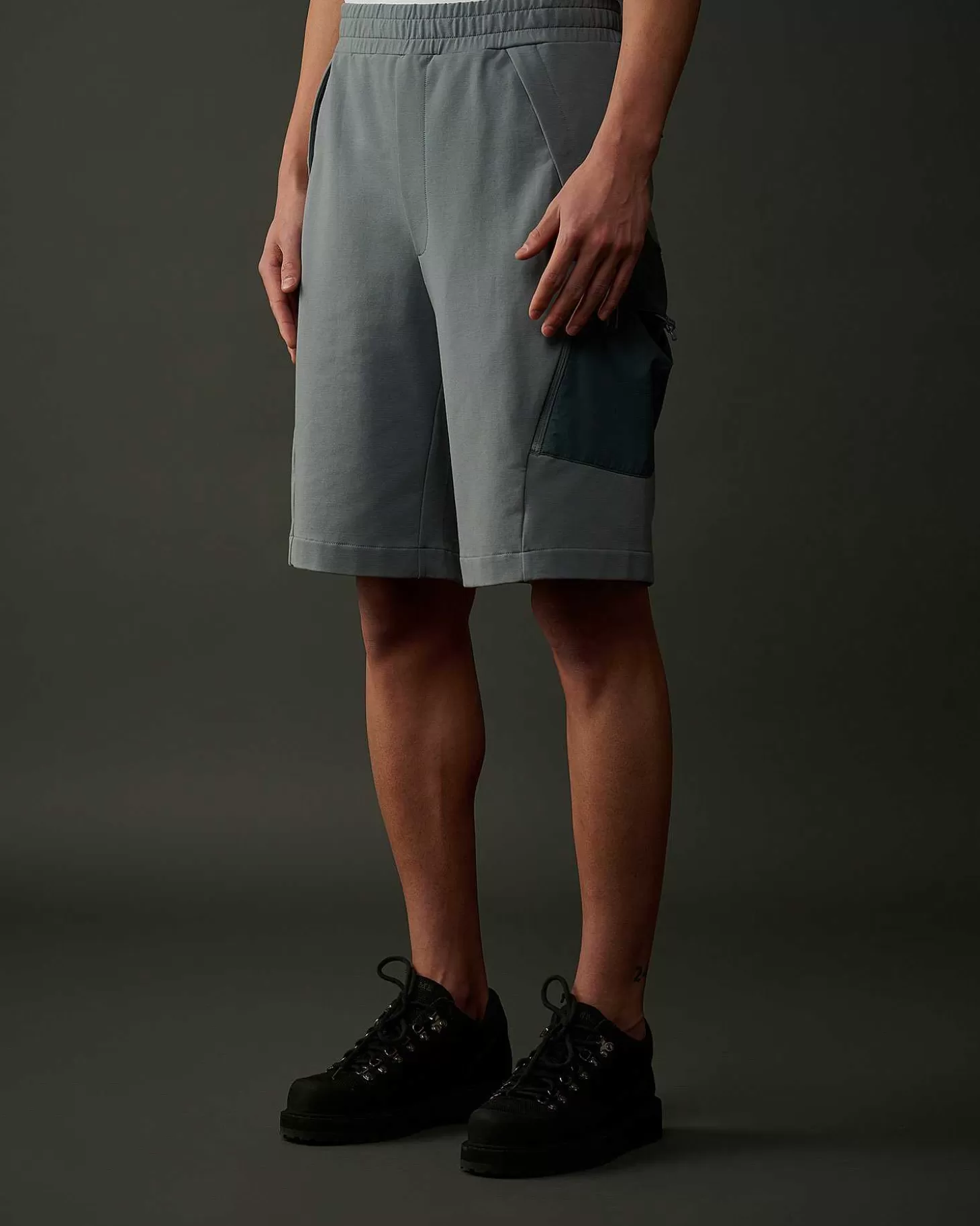 metropolis_series_stretch_fleece_mixed_cargo_shorts_2.webp Homme C.P. Company Metropolis Series^Metropolis Series Stretch Fleece Mixed Cargo Shorts