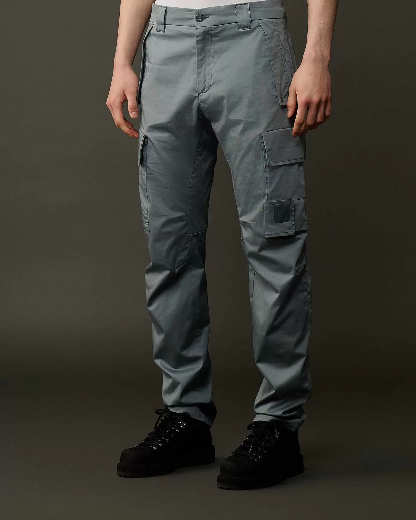 metropolis_series_stretch_sateen_ergonomic_cargo_pants_2.webp Homme C.P. Company Metropolis Series^Metropolis Series Stretch Sateen Ergonomic Cargo Pants