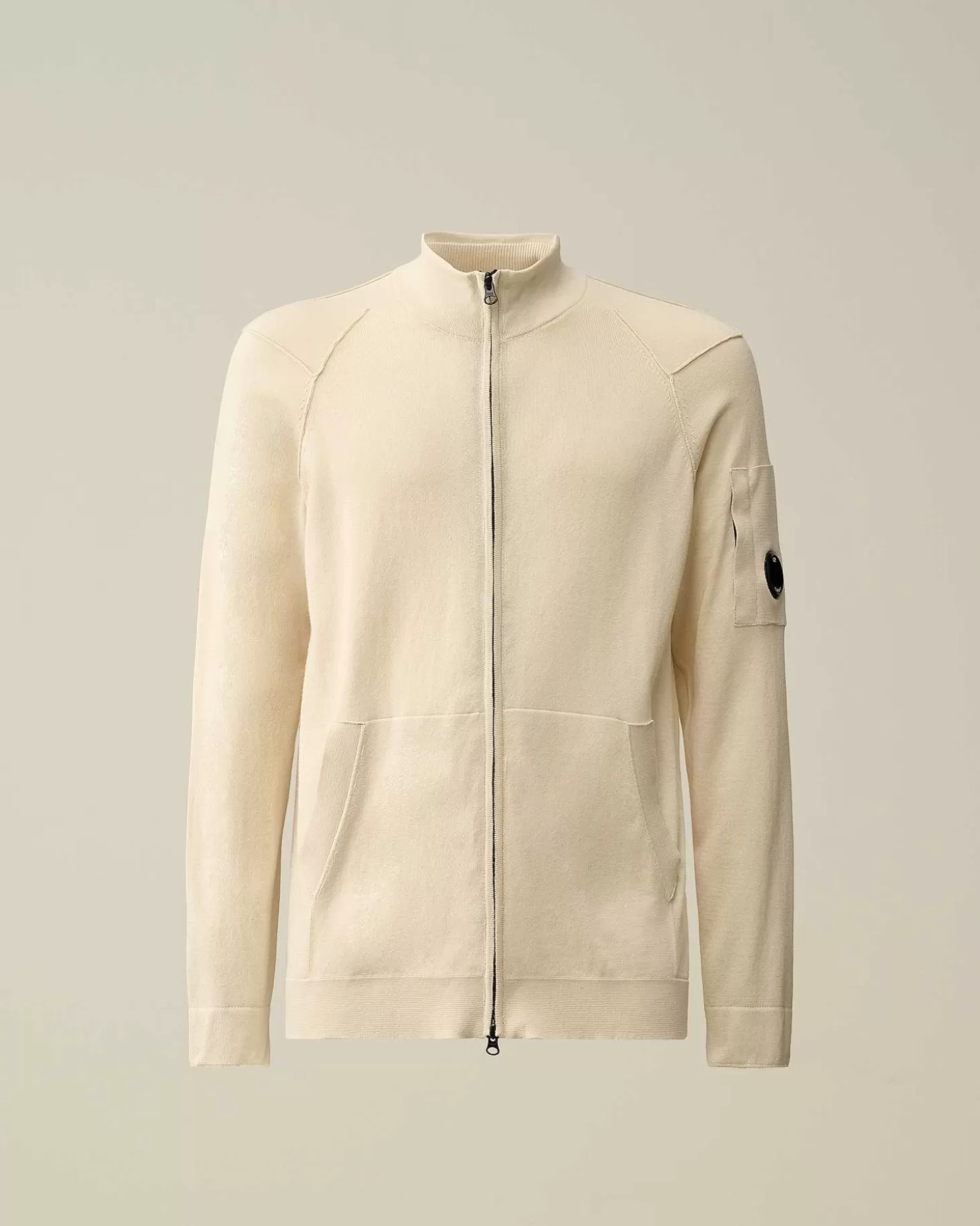 sea_island_zipped_knit_1.webp Homme C.P. Company Pulls^Sea Island Zipped Knit
