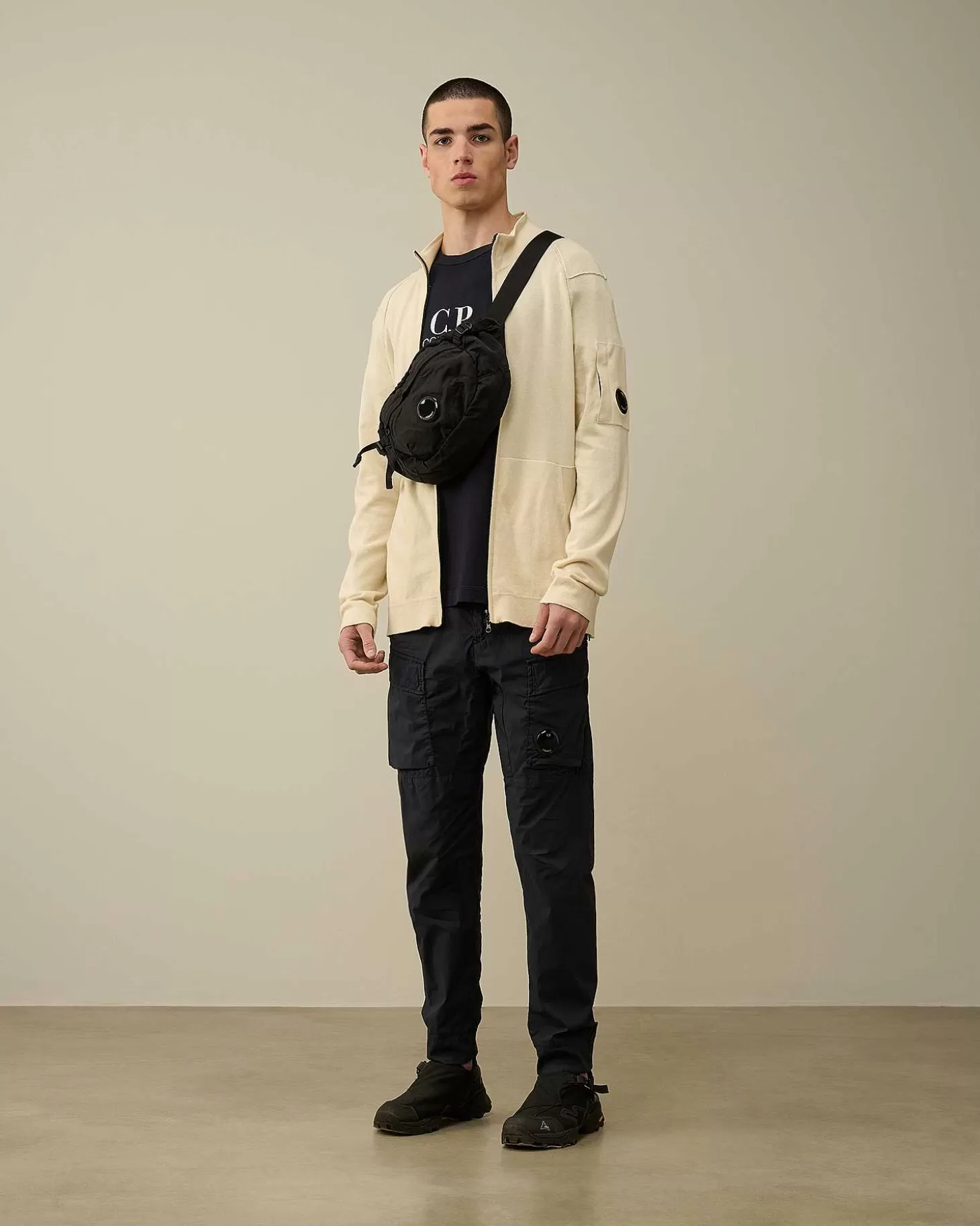 sea_island_zipped_knit_6.webp Homme C.P. Company Pulls^Sea Island Zipped Knit