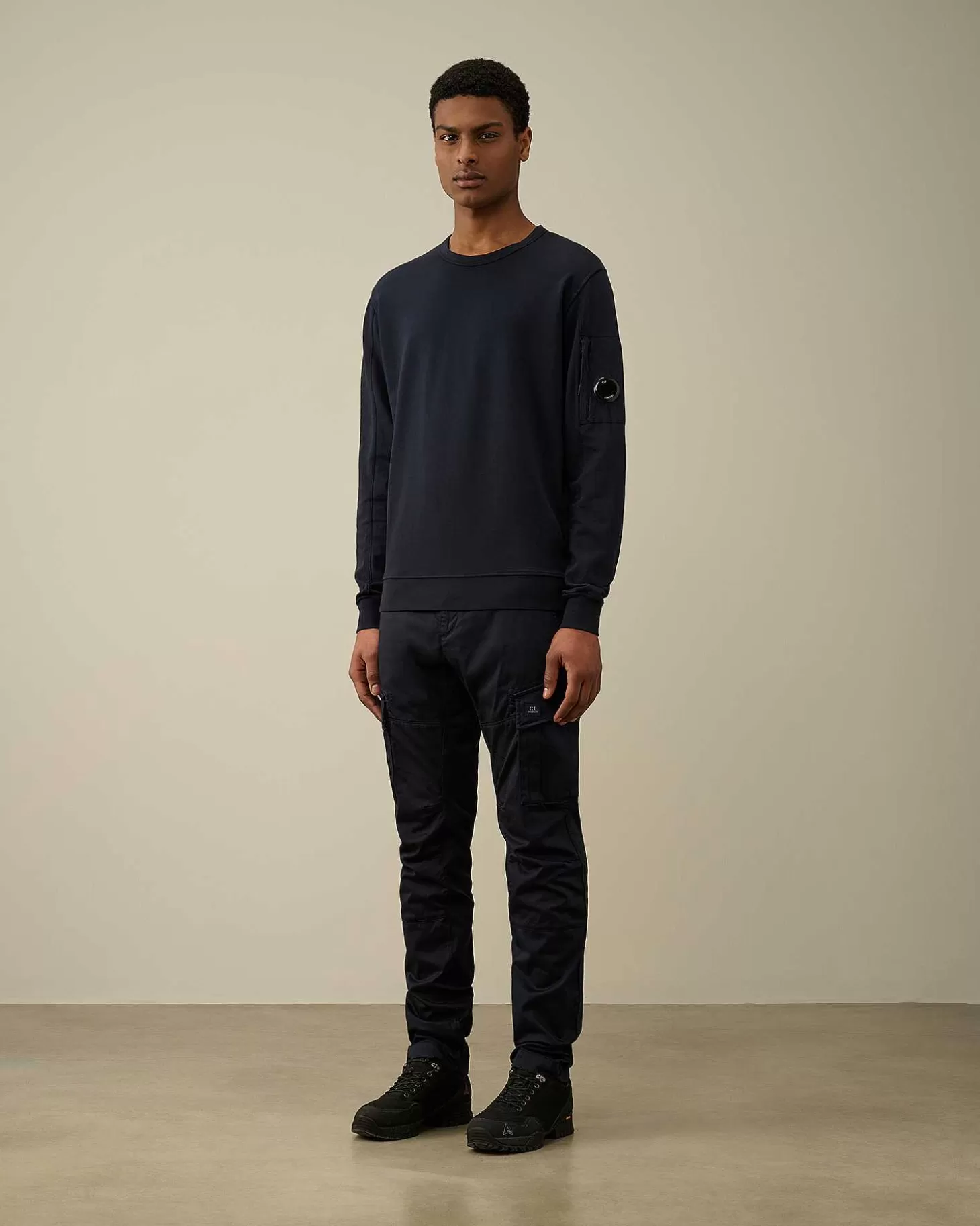 stretch_sateen_ergonomic_logo_cargo_pants_6-2.webp Homme C.P. Company Pantalons^Stretch Sateen Ergonomic Logo Cargo Pants