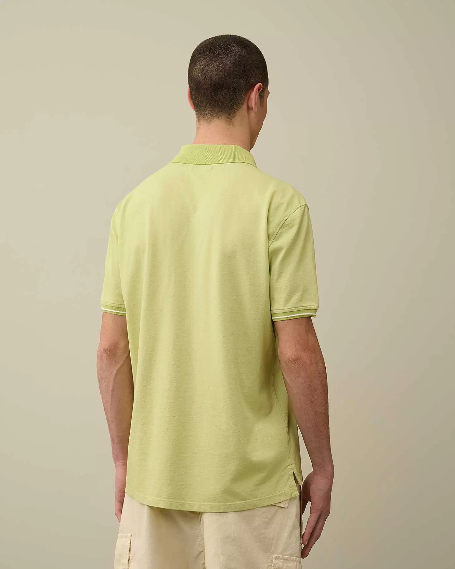 tacting_piquet_polo_shirt_3-4.webp Homme C.P. Company T-Shirts Et Polos^Tacting Piquet Polo Shirt