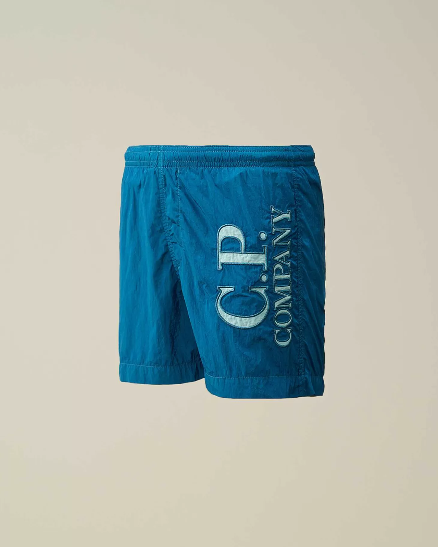 u16_chromer_logo_print_swim_shorts_1-5.webp Kids C.P. Company Vêtements 10-14 Ans^U16 Chrome-R Logo Print Swim Shorts