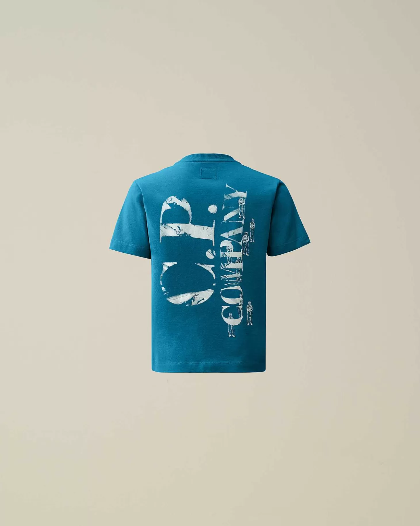 u16_cotton_jersey_301_graphic_tshirt_3-2.webp Kids C.P. Company Vêtements 2-3 Ans^U16 Cotton Jersey 30/1 Graphic T-Shirt