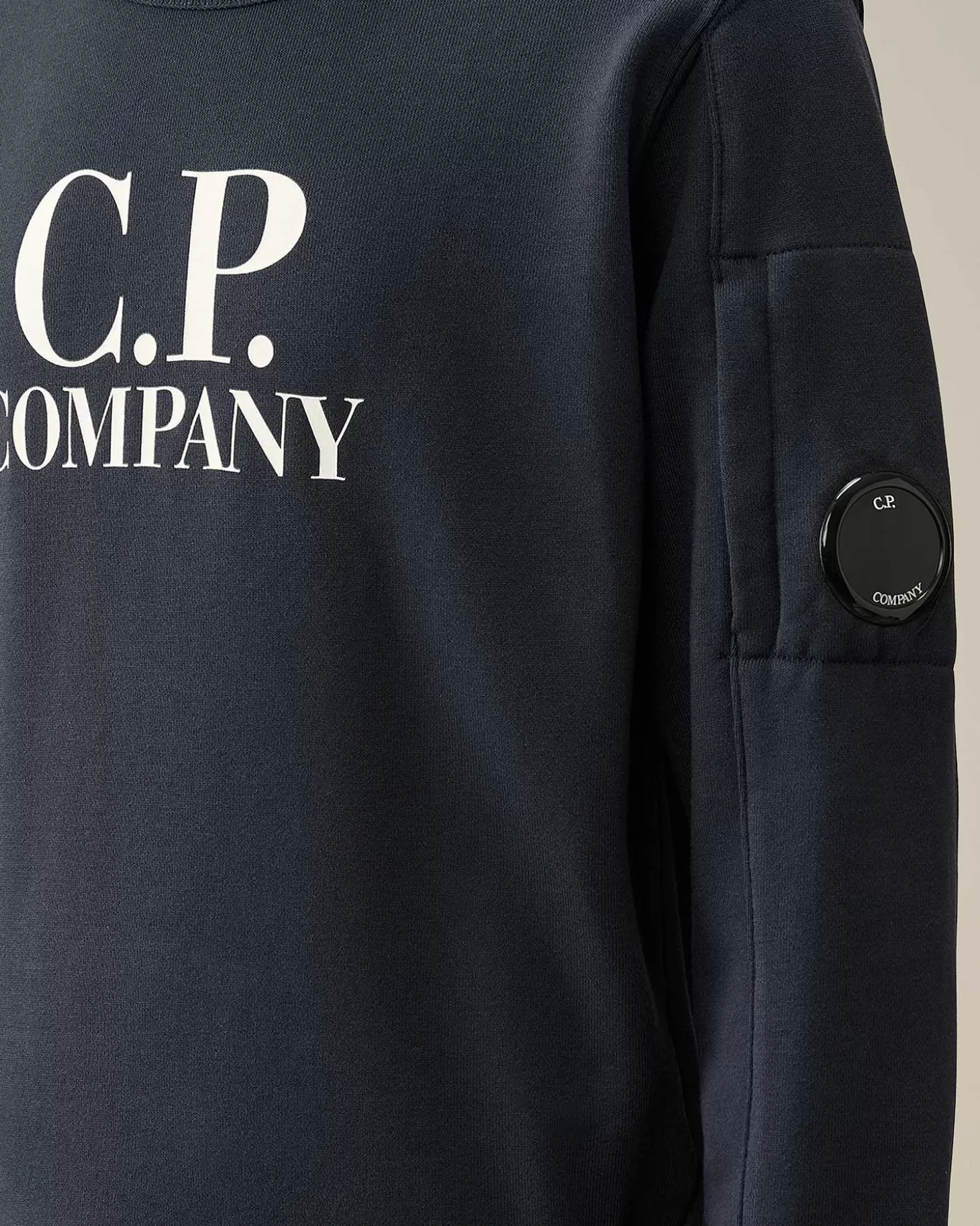 u16_diagonal_fleece_logo_sweatshirt_4-2.webp Kids C.P. Company Vêtements 4-8 Ans^U16 Diagonal Fleece Logo Sweatshirt