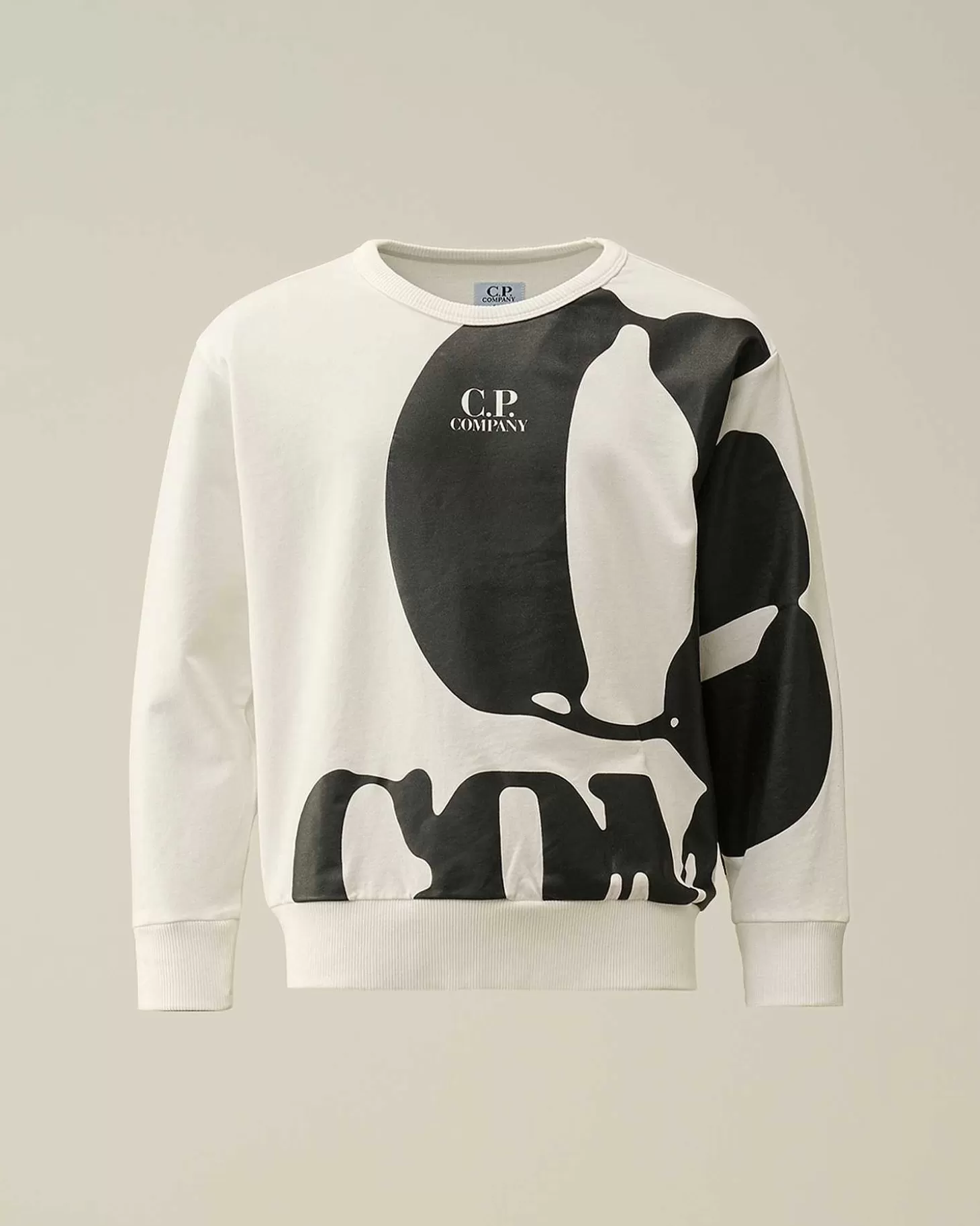 u16_light_fleece_logo_sweatshirt_2-1.webp Kids C.P. Company Vêtements 10-14 Ans^U16 Light Fleece Logo Sweatshirt