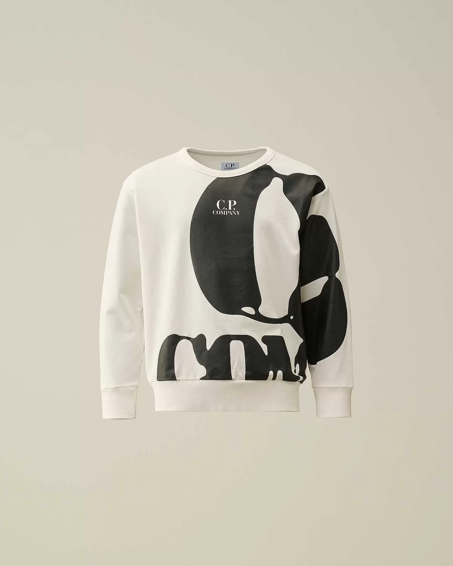 u16_light_fleece_logo_sweatshirt_2.webp Kids C.P. Company Vêtements 4-8 Ans^U16 Light Fleece Logo Sweatshirt