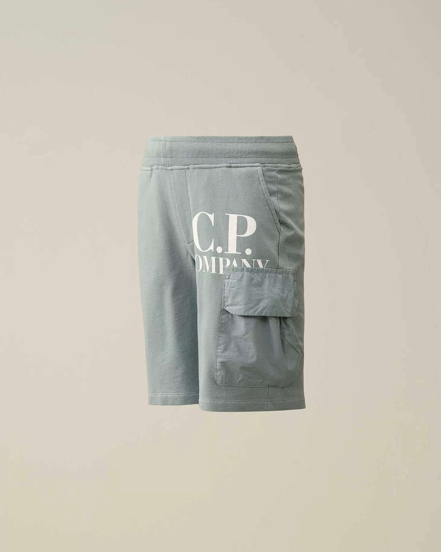 u16_light_fleece_mixed_cargo_shorts_1-1.webp Kids C.P. Company Vêtements 4-8 Ans^U16 Light Fleece Mixed Cargo Shorts