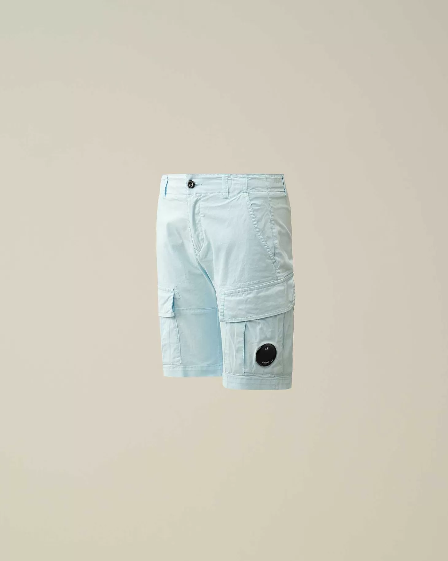 u16_stretch_gabardine_cargo_shorts_1-1.webp Kids C.P. Company Vêtements 2-3 Ans^U16 Stretch Gabardine Cargo Shorts
