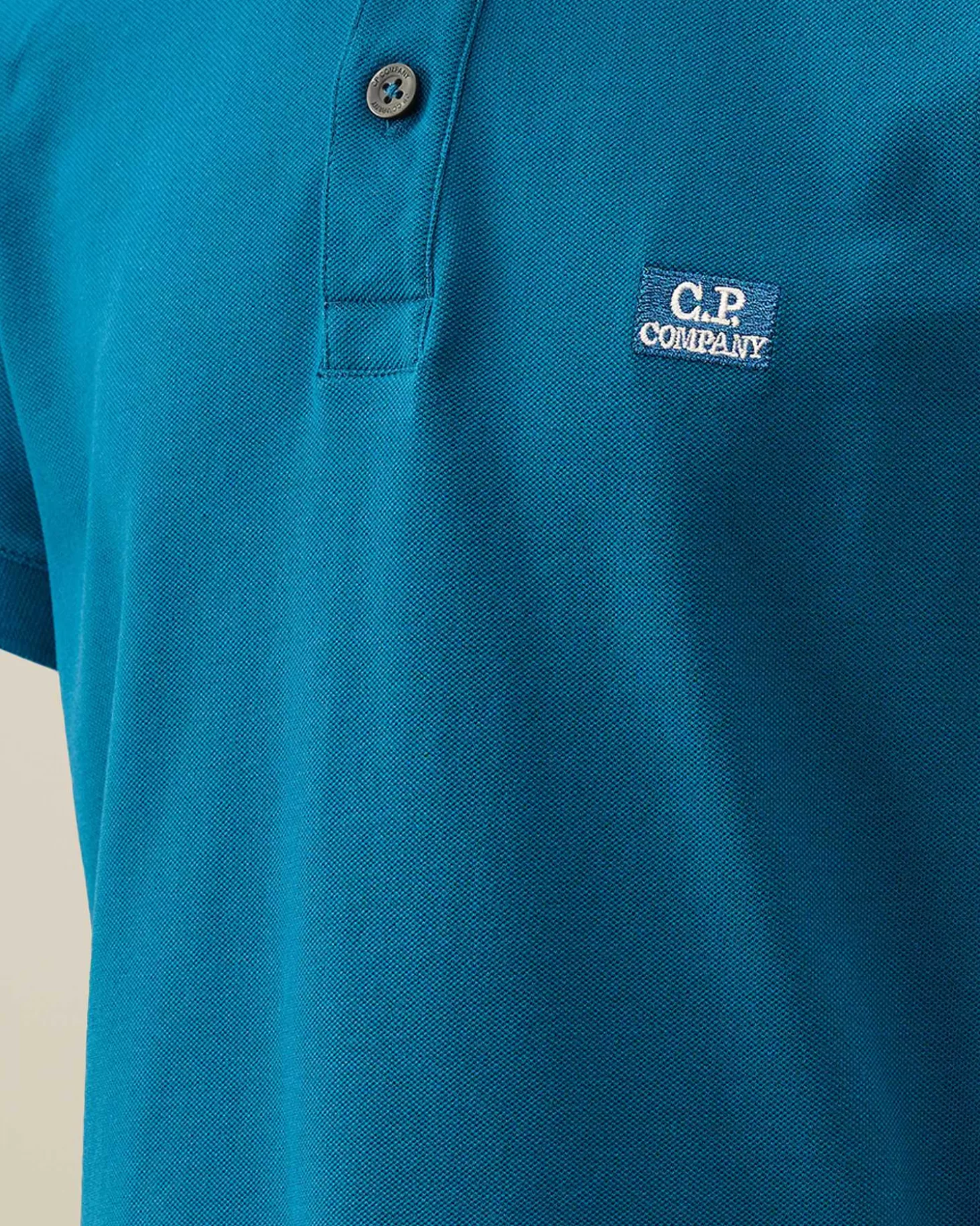 u16_stretch_piquet_logo_polo_shirt_4-5.webp Kids C.P. Company Vêtements 10-14 Ans^U16 Stretch Piquet Logo Polo Shirt